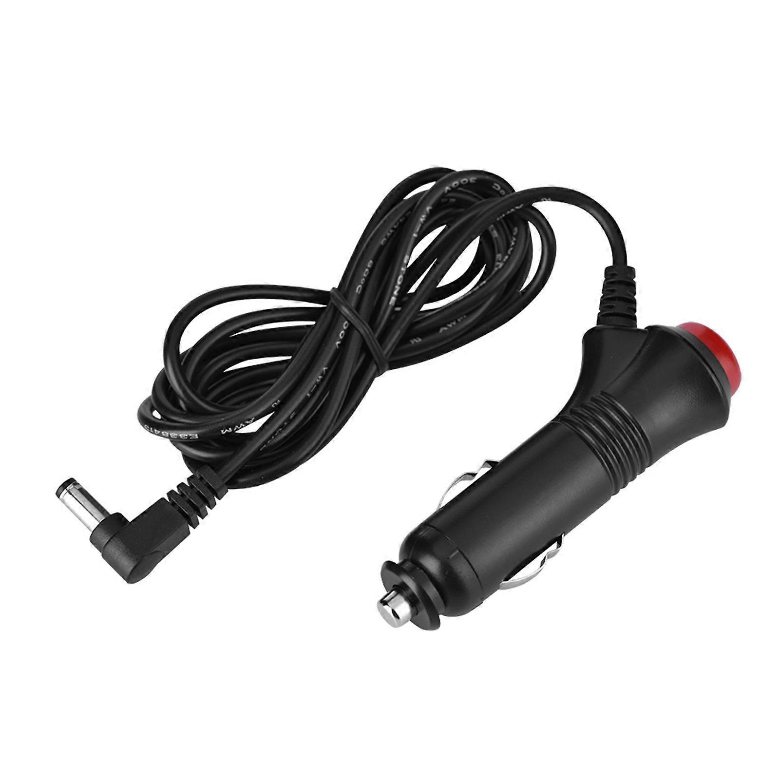 12V Car Cigarette Lighter Charger DC 12V 5.5 x 2.1mm Plug Adapter Cable Cord w/ Switch