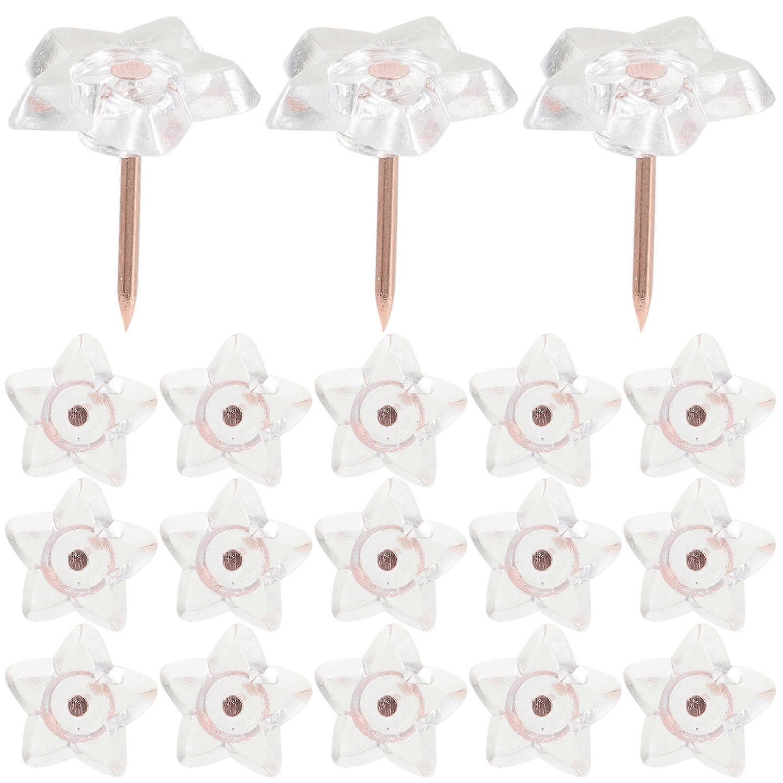 Creative Star Pushpins Drawing Pin for Office Use 300Pcs