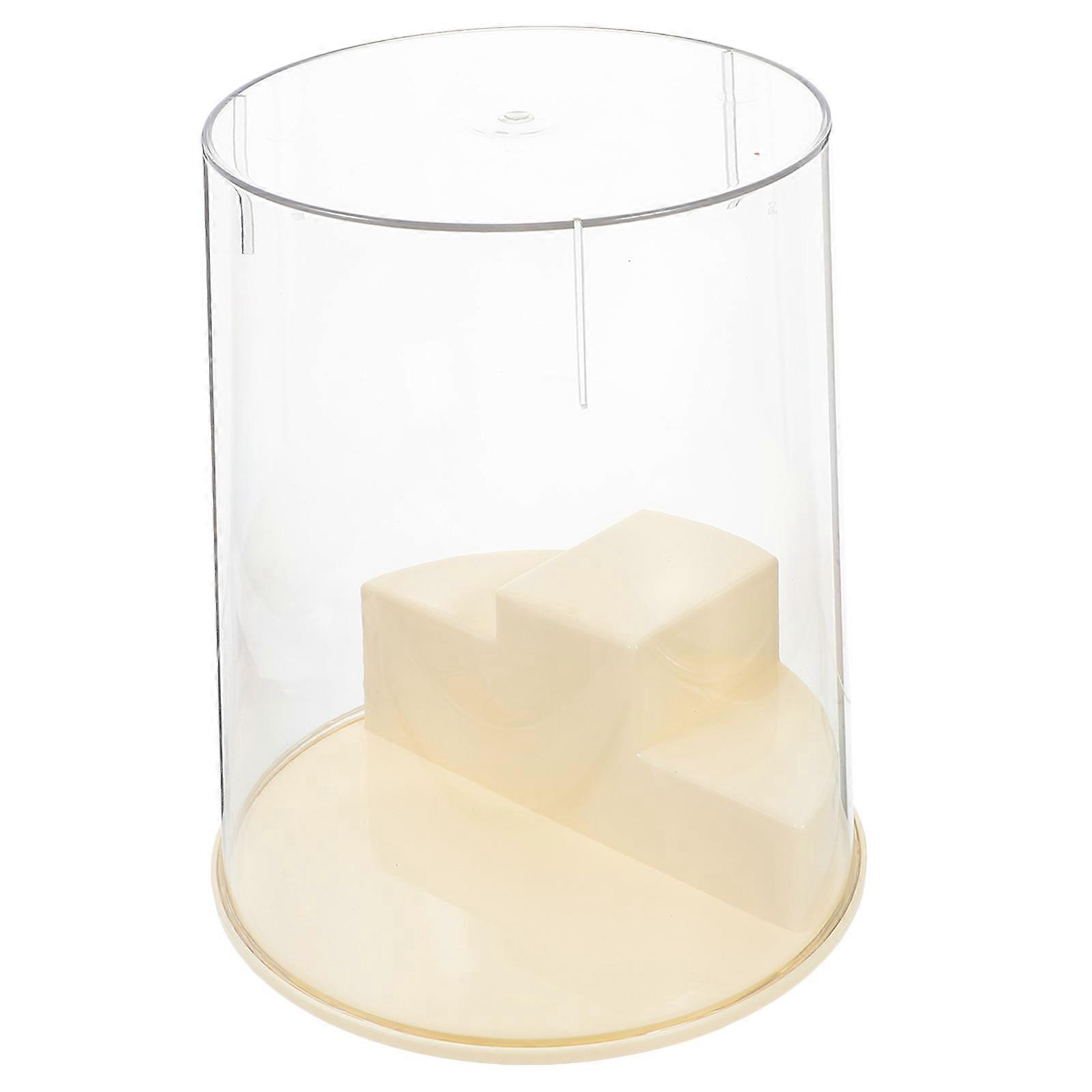 Action Figure Box for Storage Use Clear Storage Box with Yellow Color