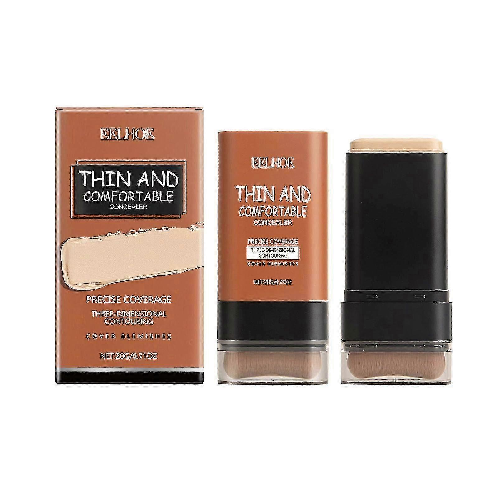 Eelhoe Light Transparent Concealer Foundation Stick Liquid Foundation Is Not Easy To Remove Makeup Moisture Natural Fresh Moisture Lightweight Conceal