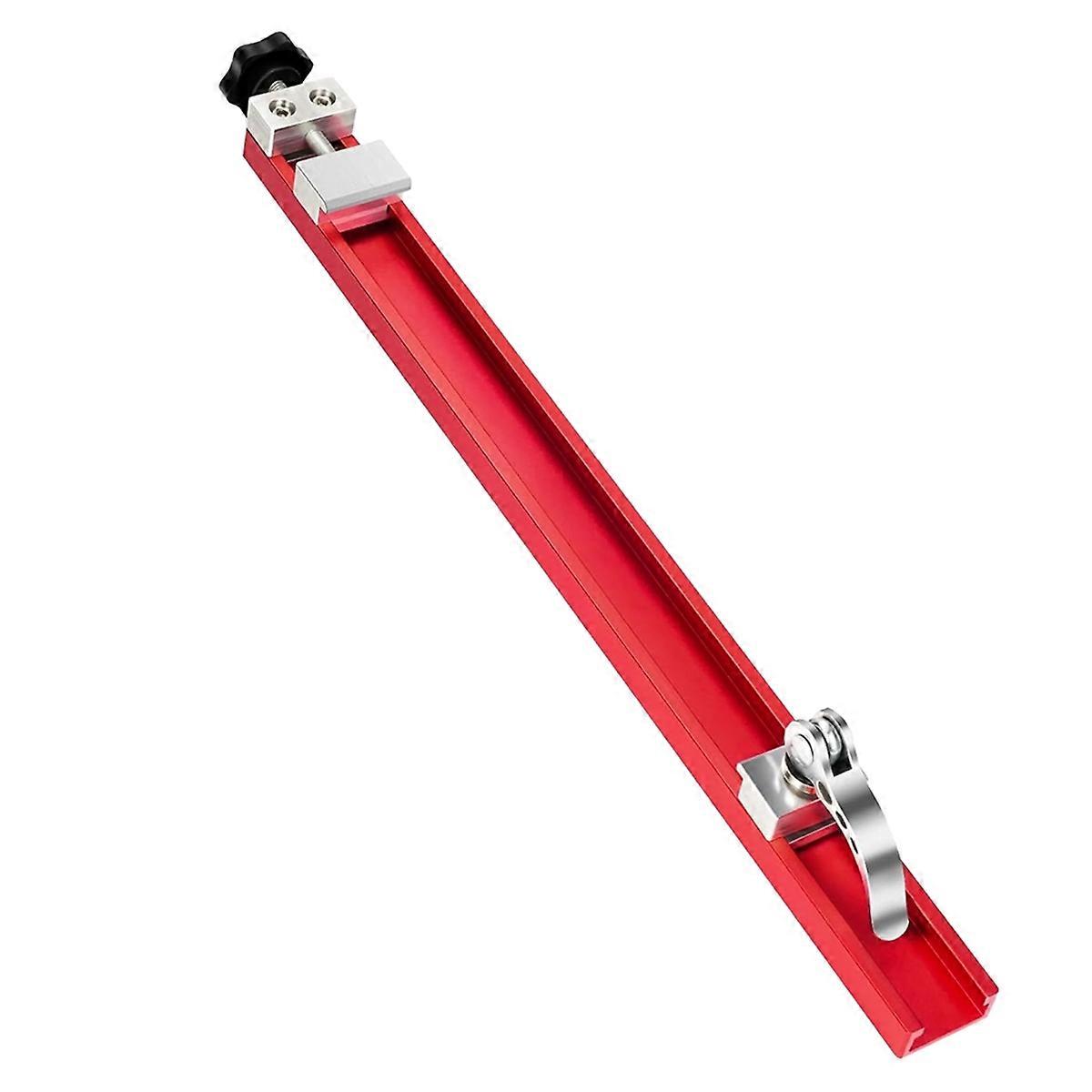 Circular Saw Guide Rail - 360mm Alloy Fence Attachment with Dual Lock, for Parallel Straight Cuts a
