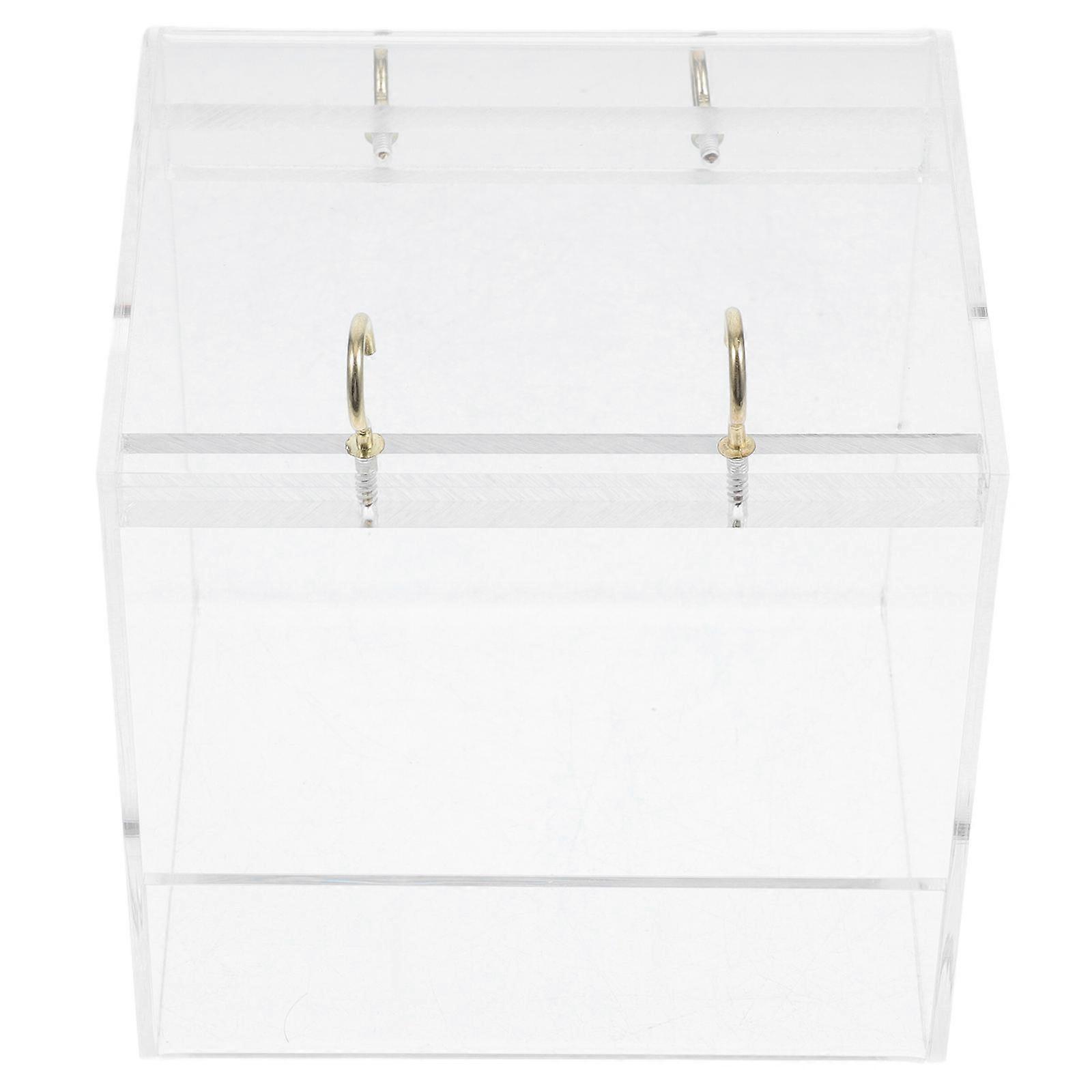 Hanging Bird Bath Box Acrylic for Parrot Cage 3Pcs Pack