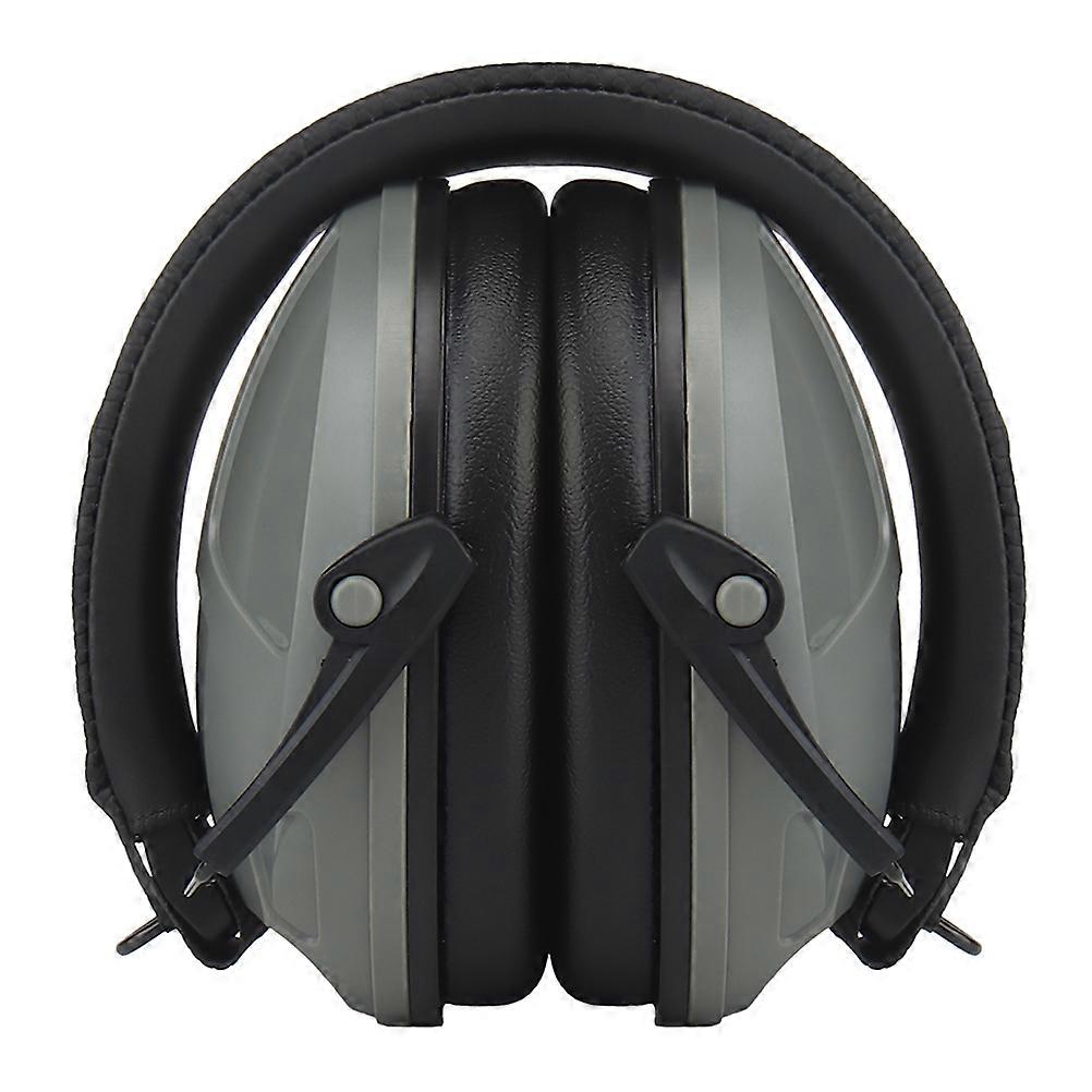 Hunting Collapsible Headset for Factory Processing Grey Nylon and Abs Material with Noise Reduction Function 1Set