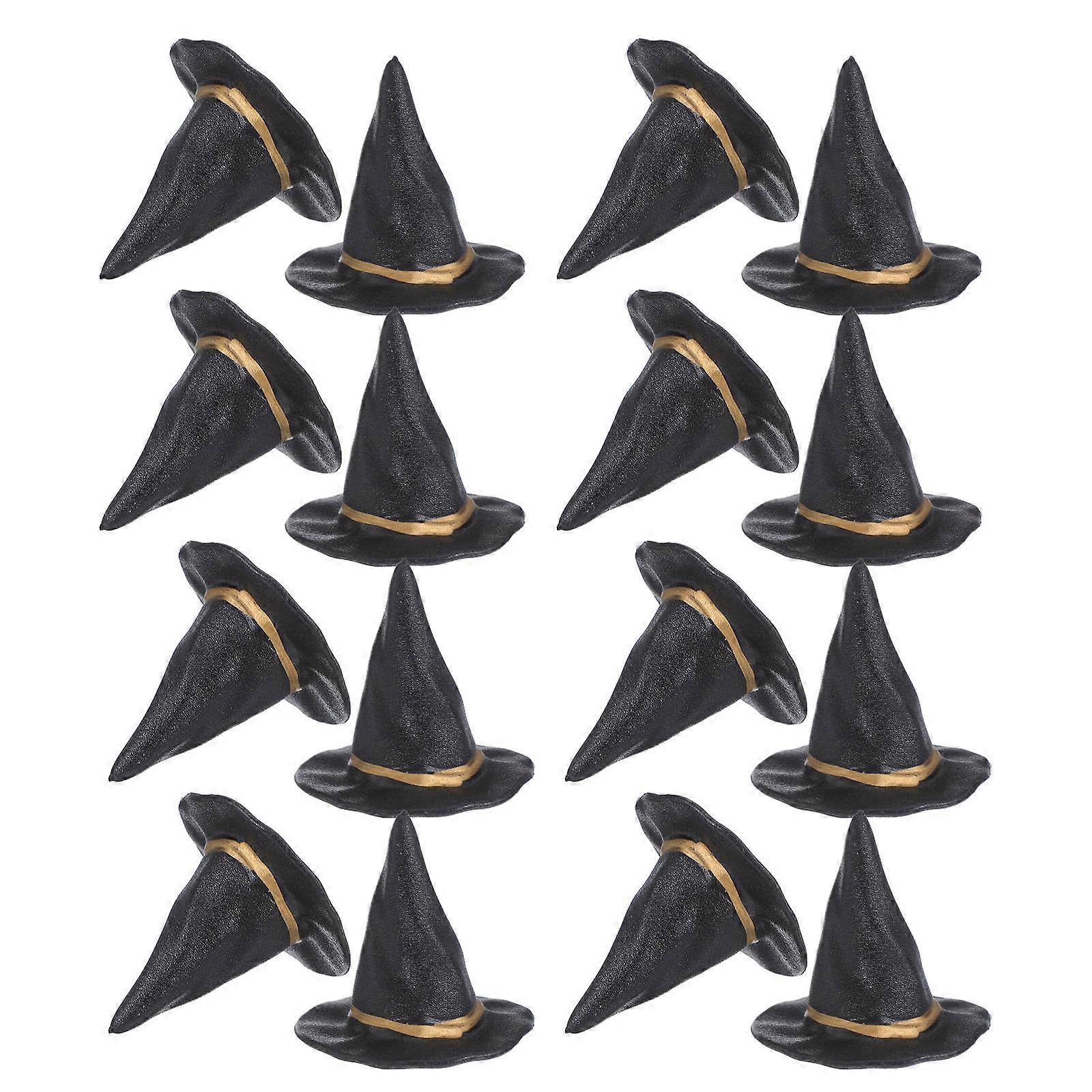 Halloween Witch Hats Dollhouse Decorations for 96Pcs