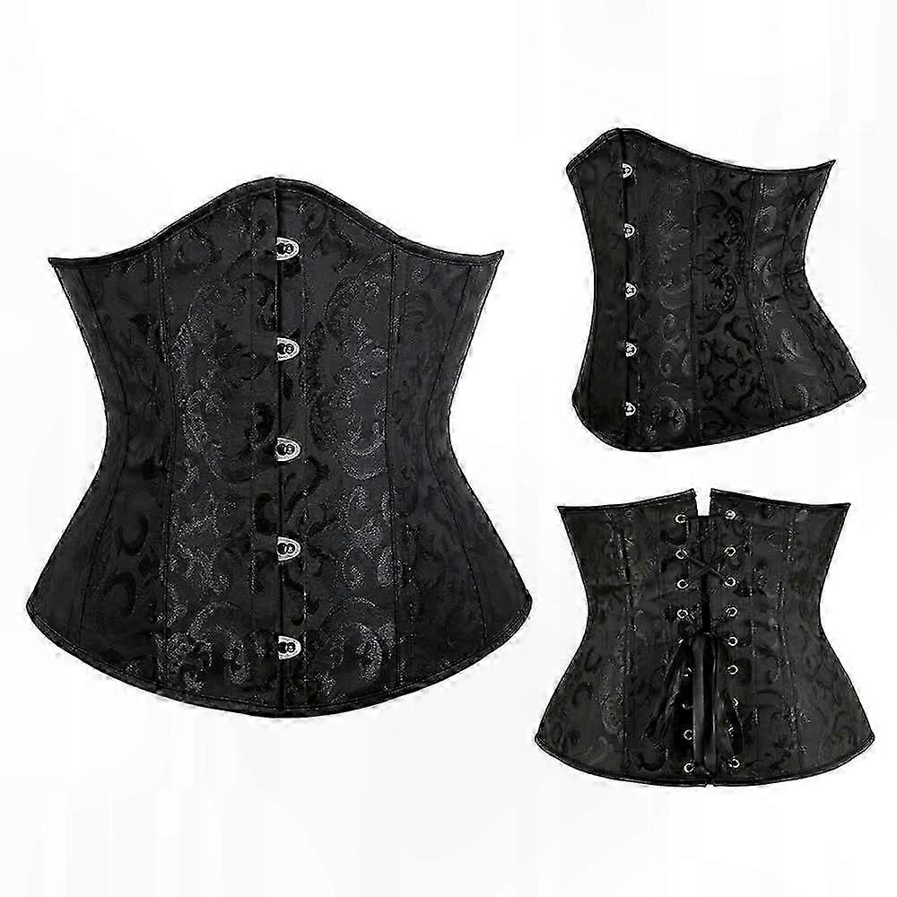 Multicolor Gothic Corset with Adjustable Size Options