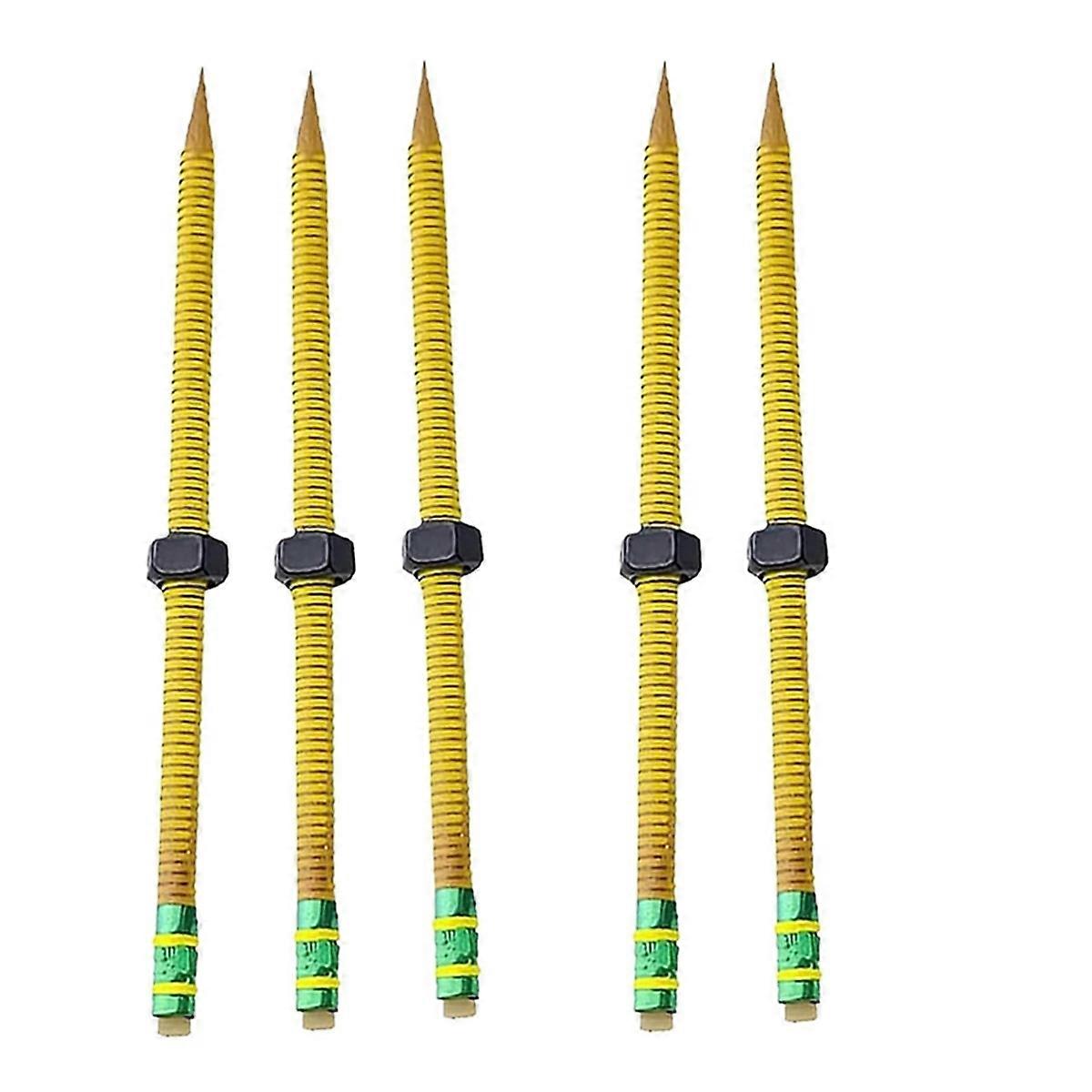 Threaded Pencil, Threaded Pencil Fidget, with A Sliding Nut That Moves, Threaded Fidget Pencils, Pencils for Kids 5pcs