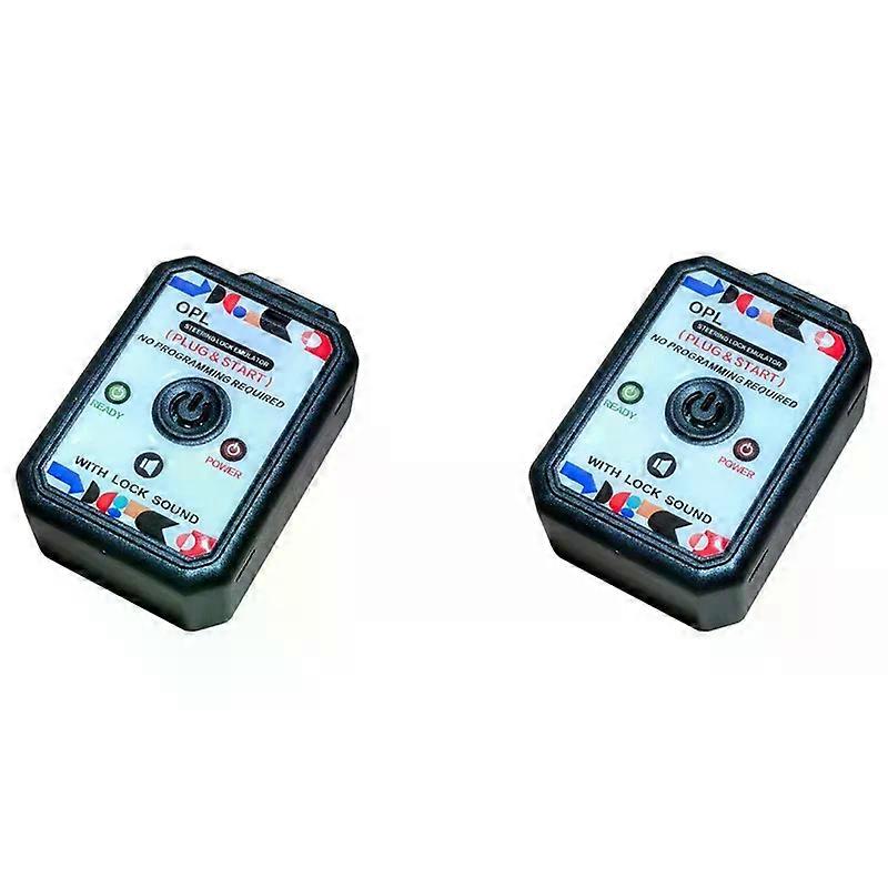2X Steering Lock Emulator Simulator For Opel Vauxhall Astra K With Sound No Programming Plug And Start