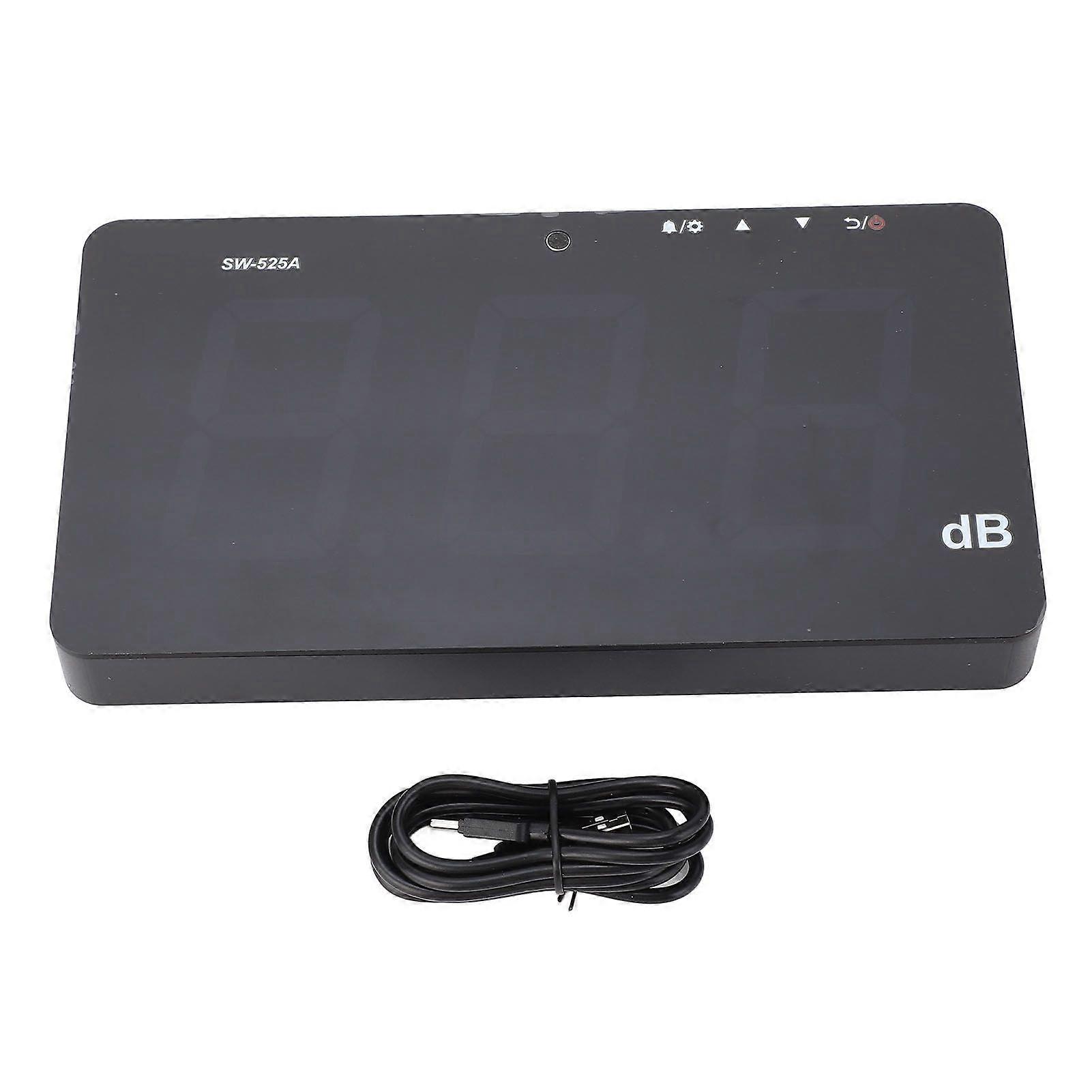 Wall Mounted Decibel Meter 9.6in LCD Display Screen 30130dB Sound Level Meter for Office