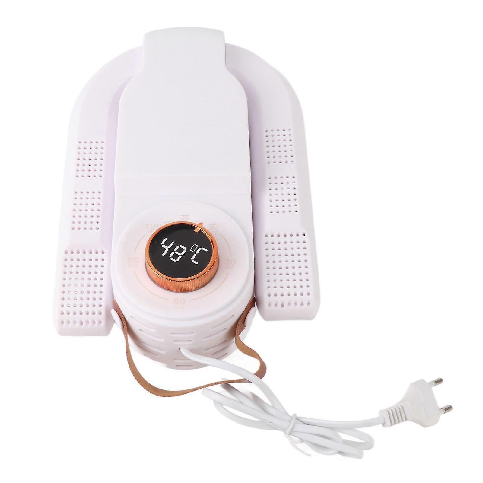 Shoe Dryer Foldable Two Speed Thermostat 360 Degree Hot Air Circulation Higly Efficient Boot Dryer for Socks Gloves Hat EU Plug 220V