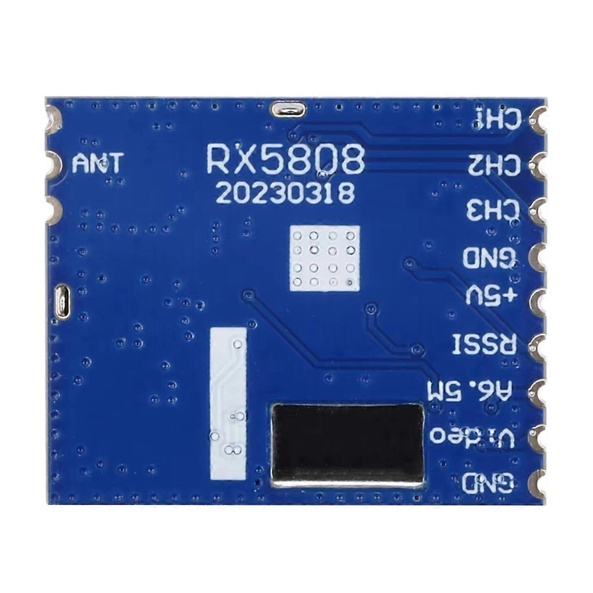 RX5808 5.8G FPV Wireless Audio Video Receiver Module for Frequency Phase Lock Analog AV Signal Output Board