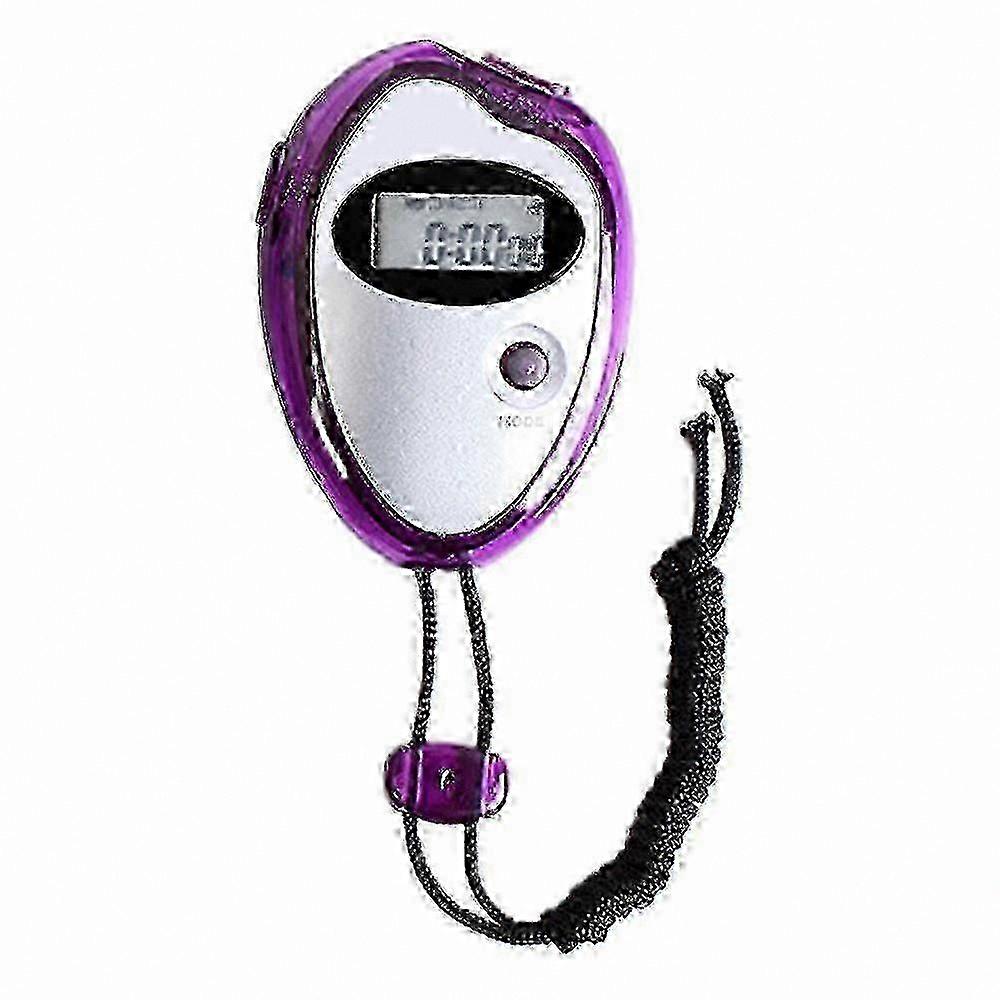 Large Display Digital Stopwatch Timer - Interval Timer with Vibrant Purple Design
