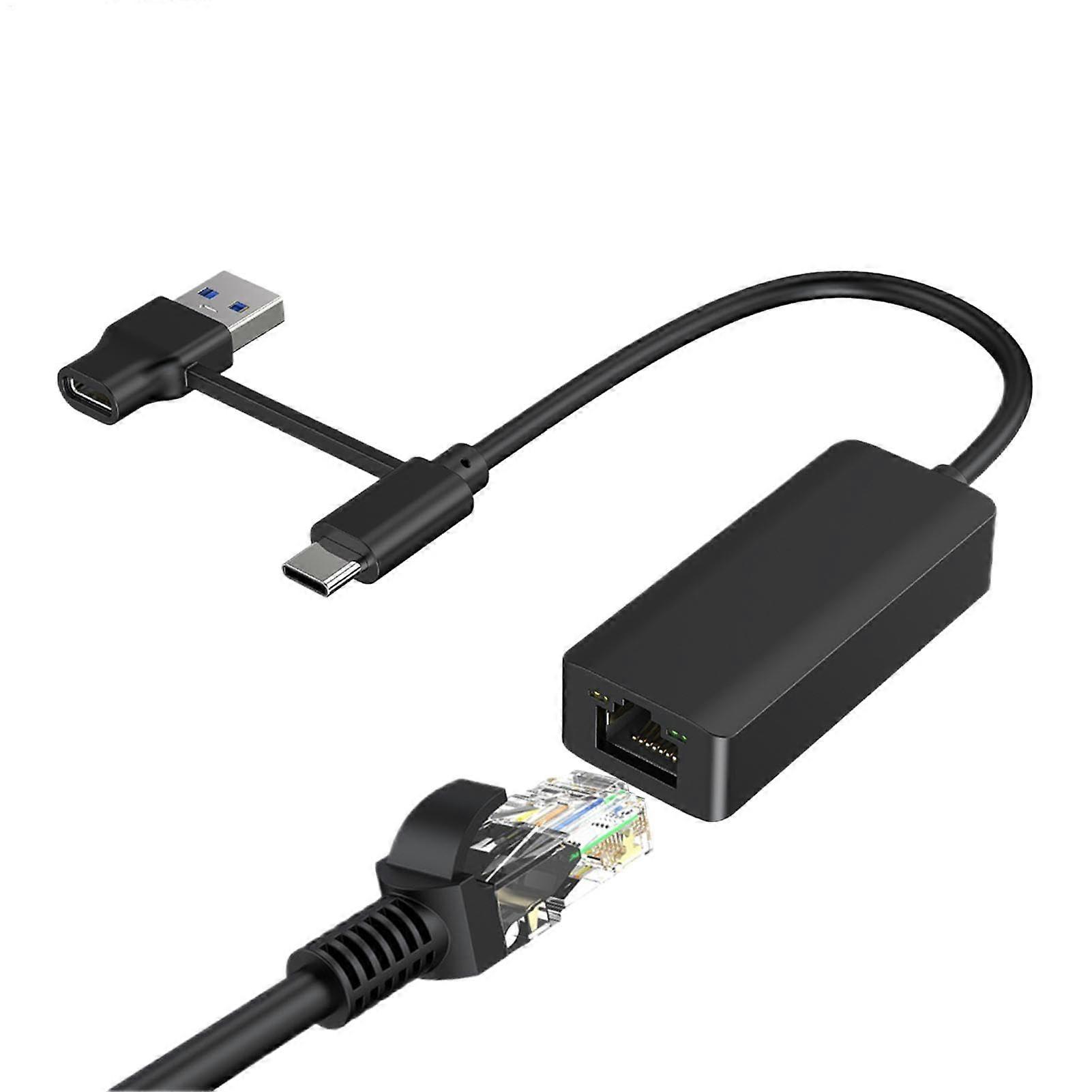 Gigabit Ethernet Adapter USB 3.0 Ethernet Adapter Network Adapter No Driver Required Speed Connectivity Laptops