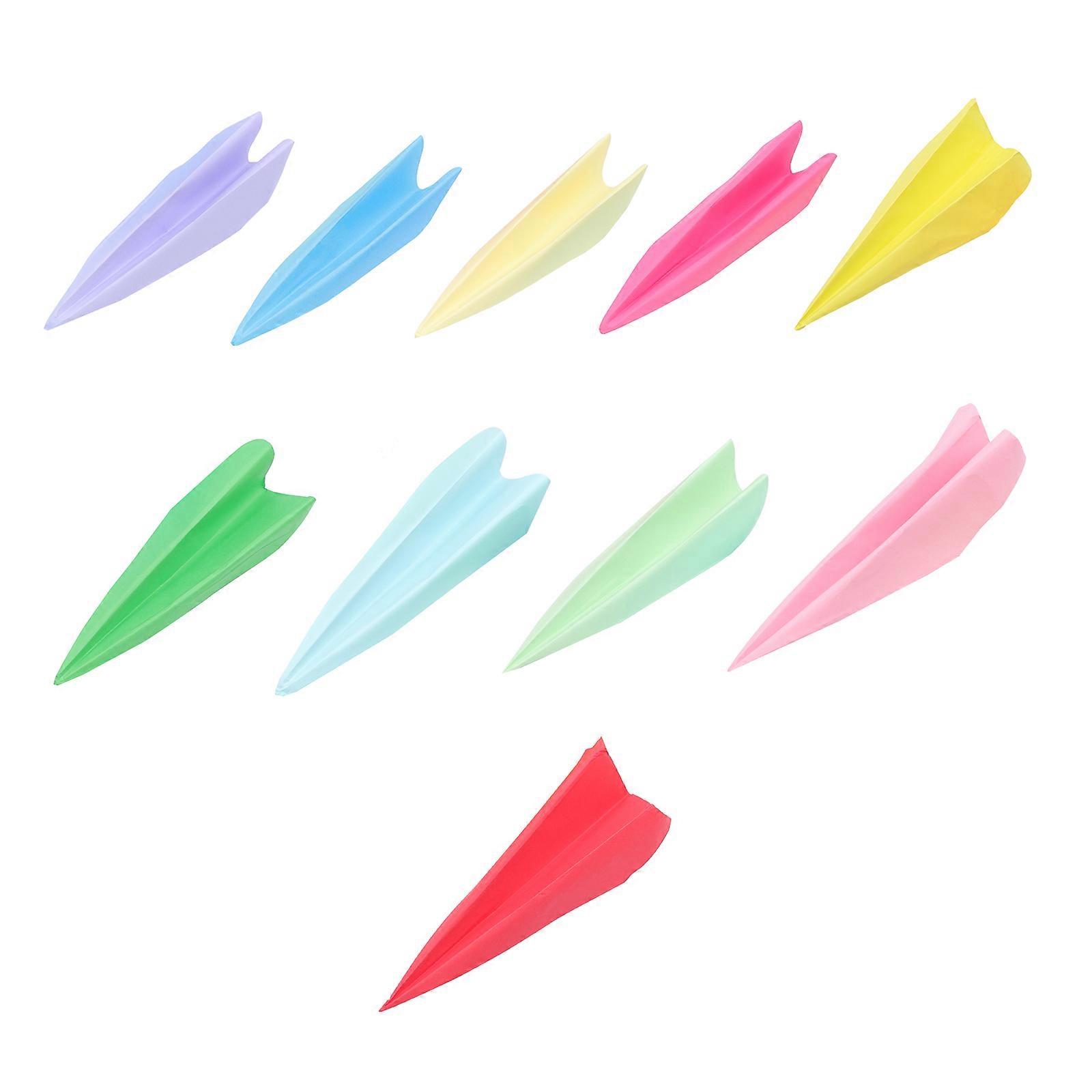 Party Atmosphere Props Paper Plane Origami Toy with 200Pcs Assorted Colors