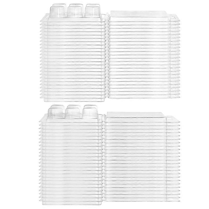 6-Cavity Clear Empty Plastic Wax Melt Container