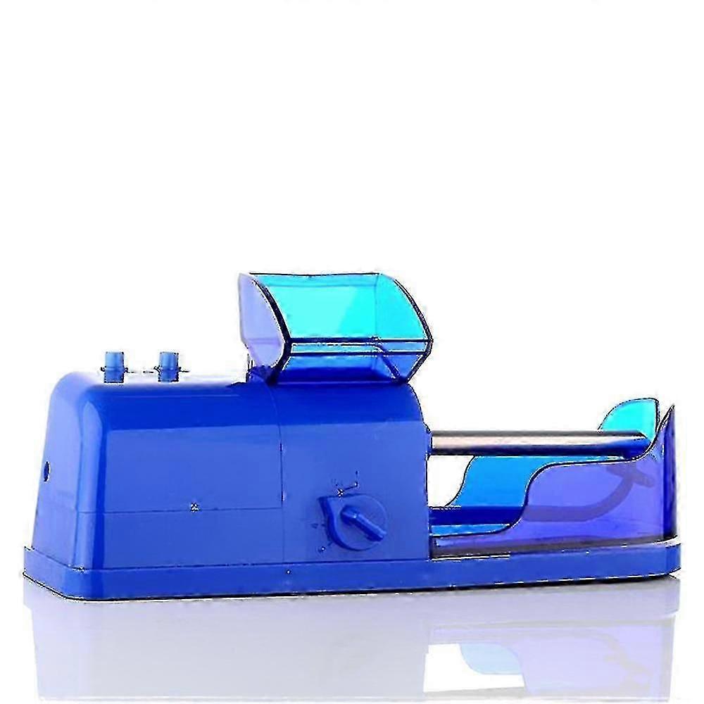 Blue Electric Automatic Cigarette Rolling Machine Diy Auto Tobacco Injector Maker Roller Acessorios Empty Smoke Tube Filling Machine (blue)