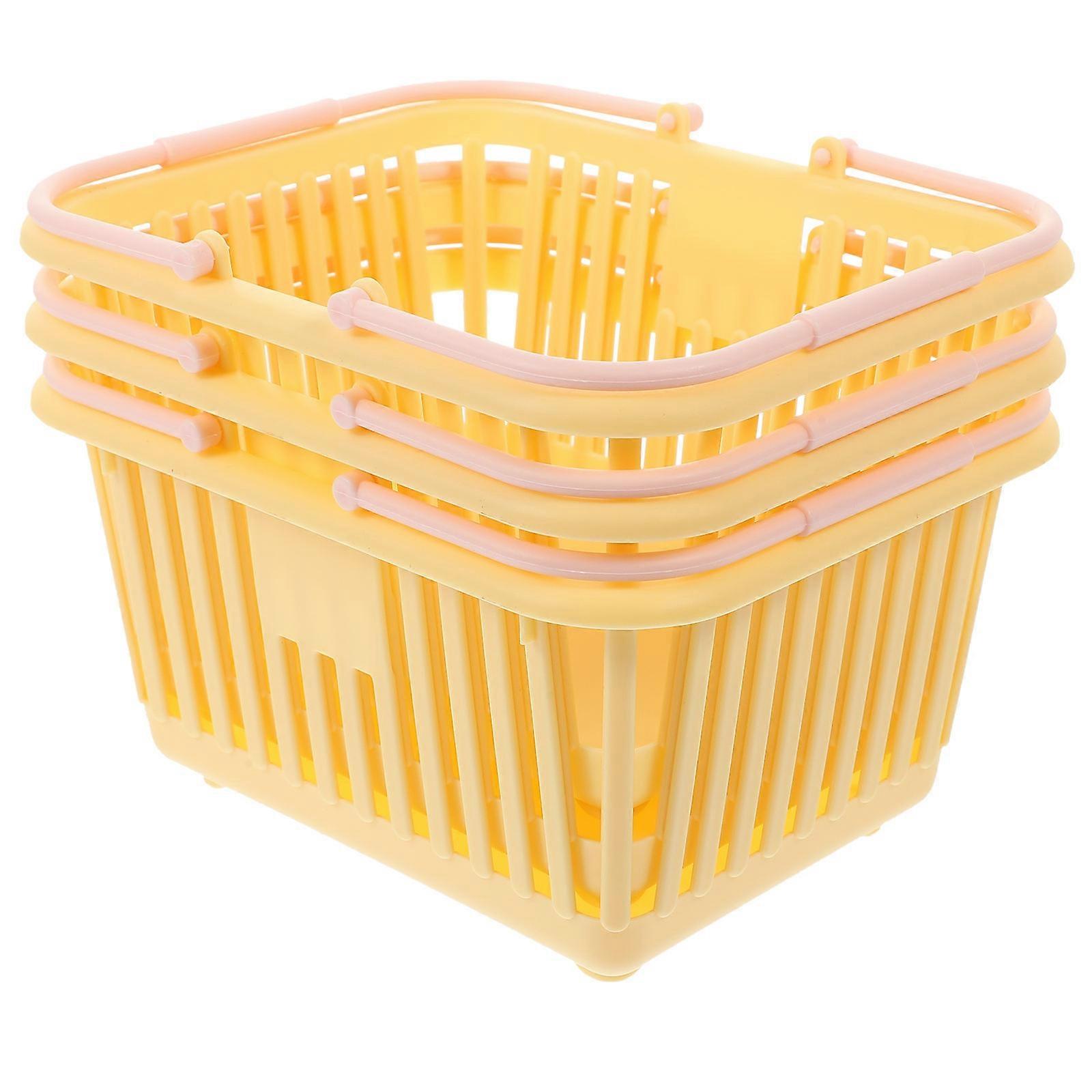 12 Pcs Portable Plastic Organizer Baskets For Children Bathroom Experience Rectangular Design