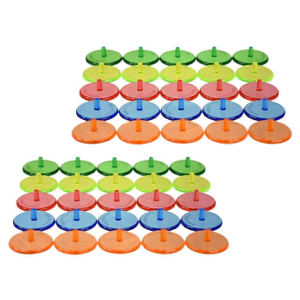 Golfs Ball Marker Plastic Ball Positioning Tool 300Pcs Random Color