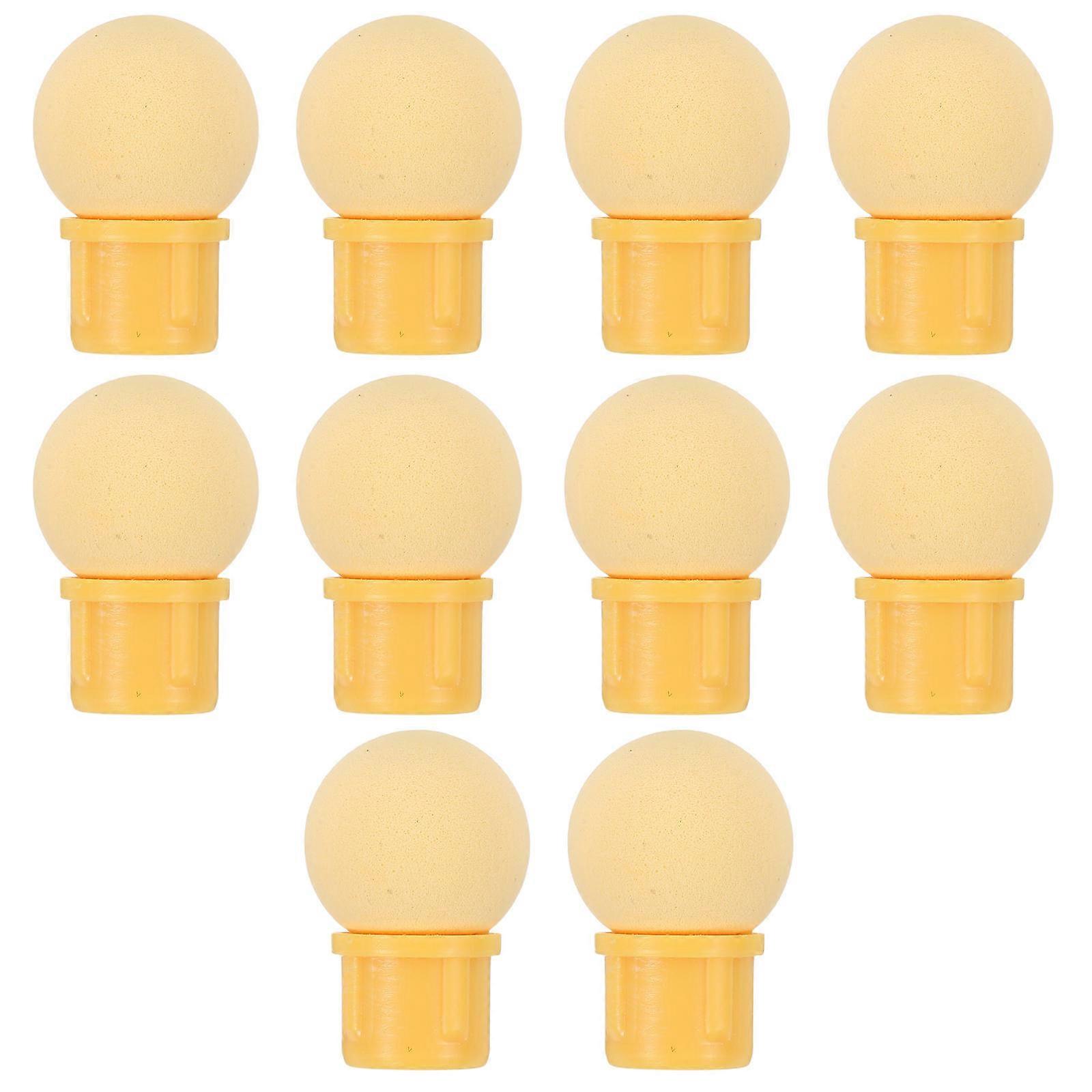 Manicure Sponge Pen Tip for Nail Art 10Pcs Replacing Round Pen Tips