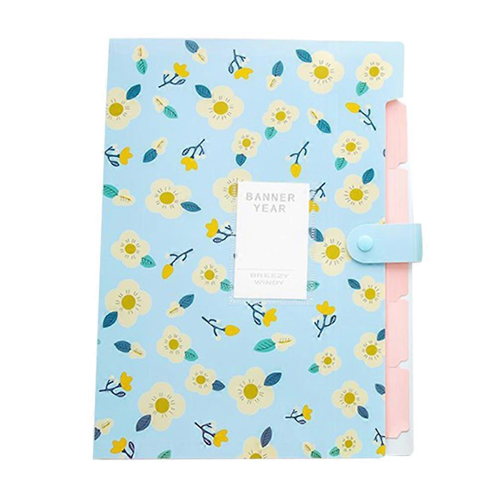 File Folder with Snap Closure Accordion Folder 3Pcs for Organizing Files