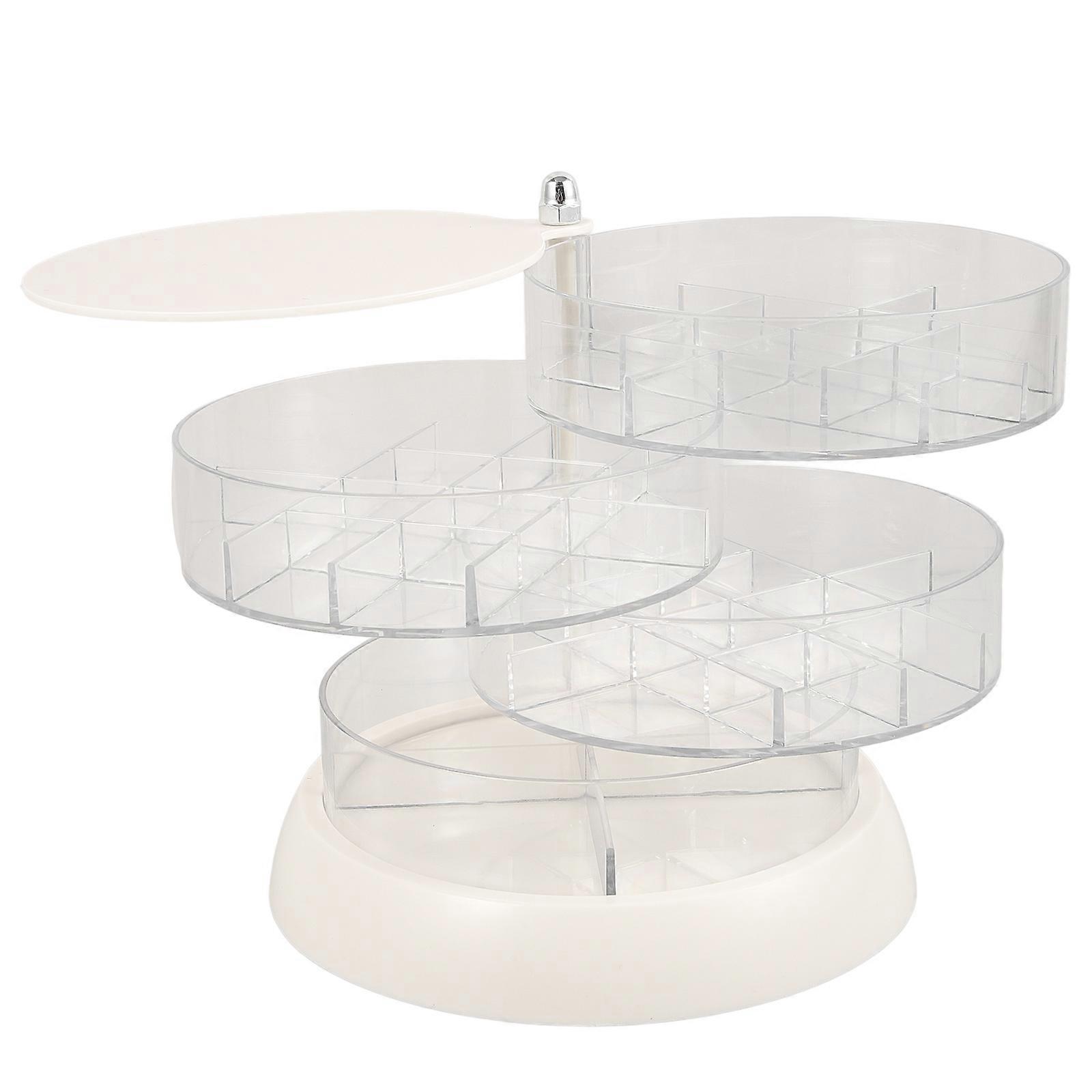 Rotating Jewelry Organizer for Storage Use 4Pcs Multi-Layer Jewelry Storage Box