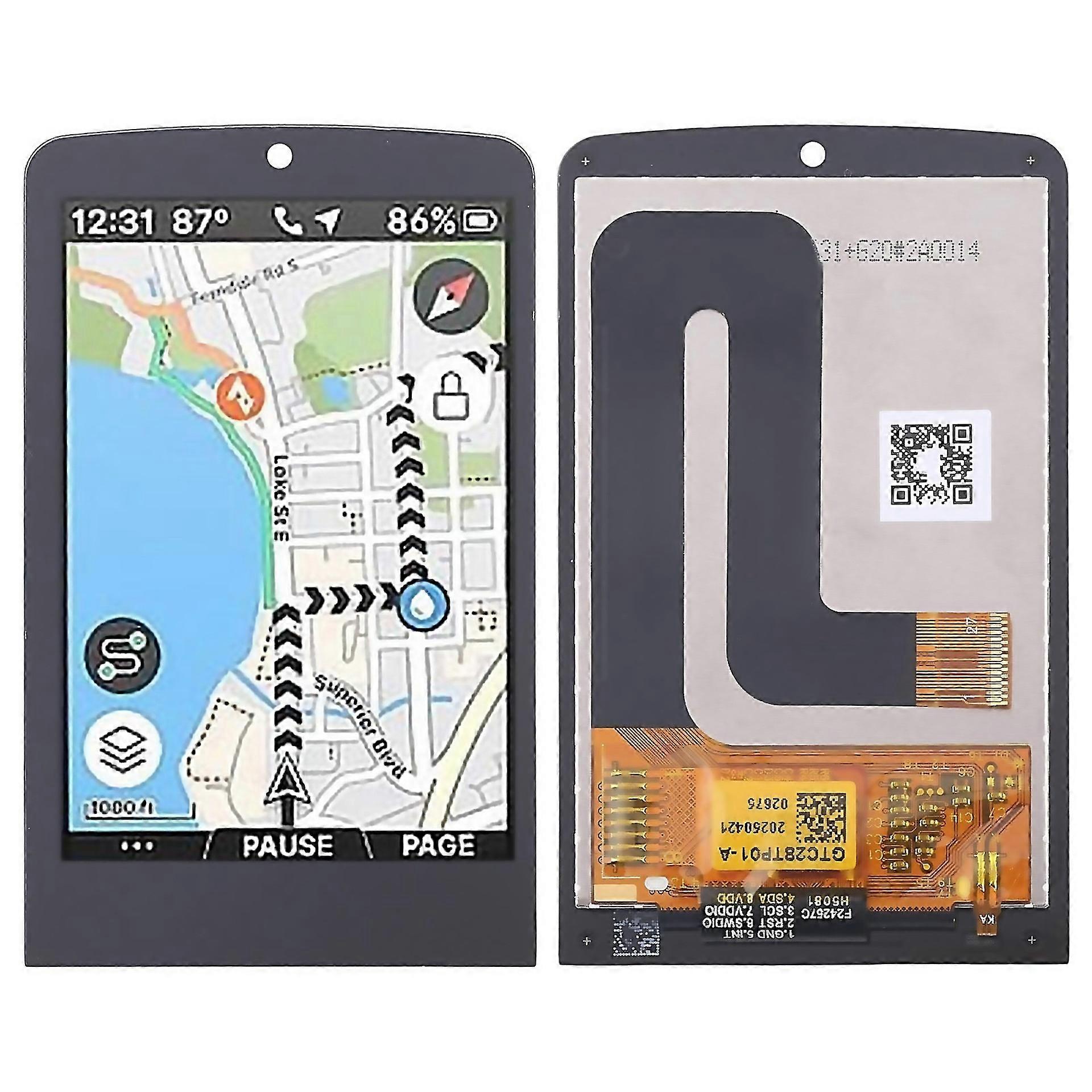 For Wahoo Elemnt Roam Compatible Cycling Computer Lcd Screen