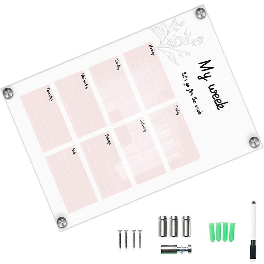 Message Sharing Hanging Board Sign 2 Sets Office Use Hanging Design 8.25x11.67x0.39in Practical Decoration
