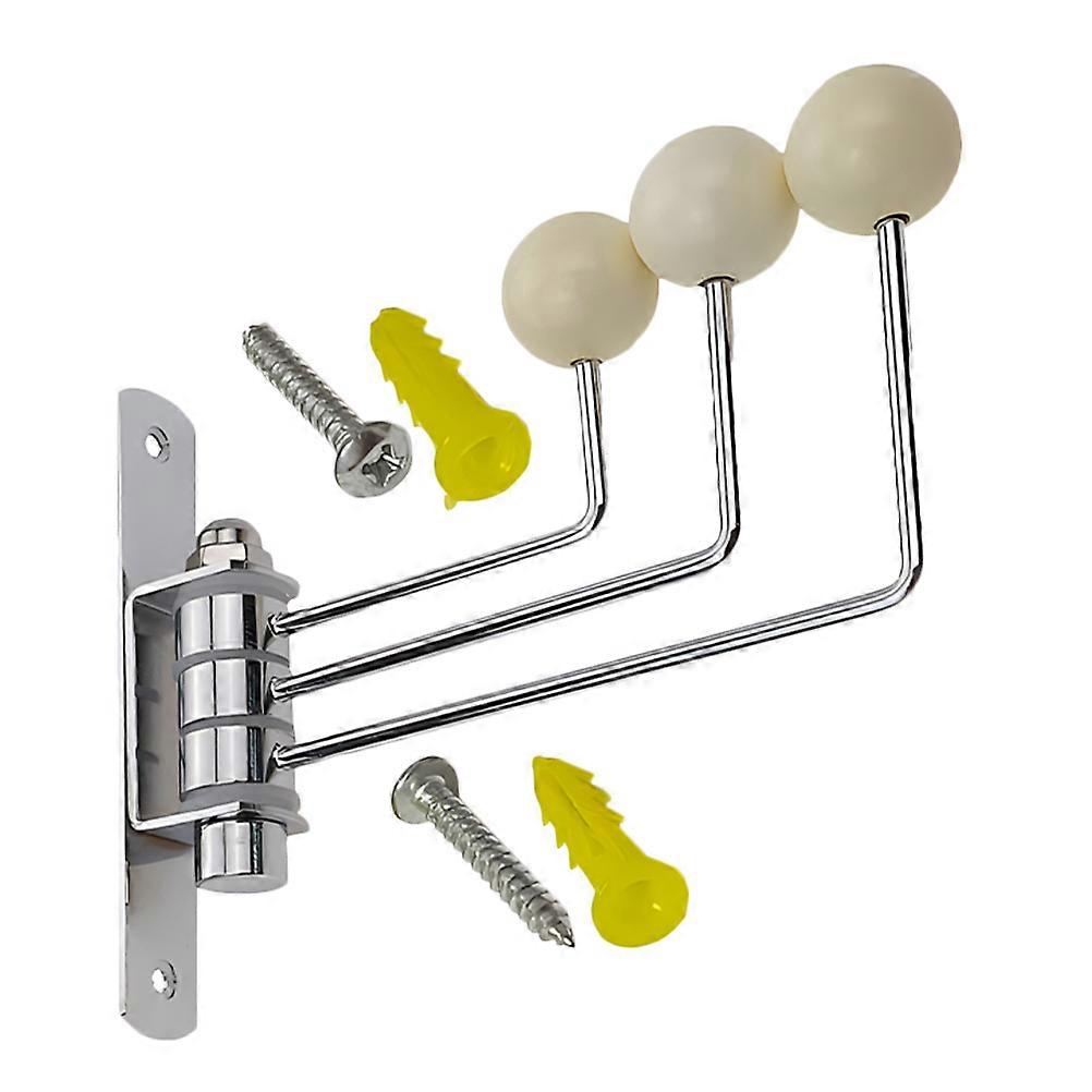 Swivel Coat Hook Wall Mounted Rotating Hanging Hat Hanger 1Pack