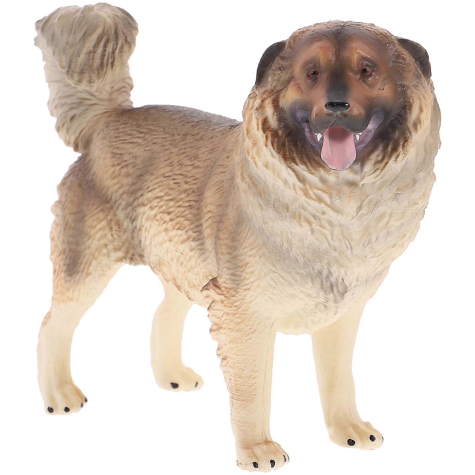 Shepherd Dog Figurine Realistic Dog Statue for Decor