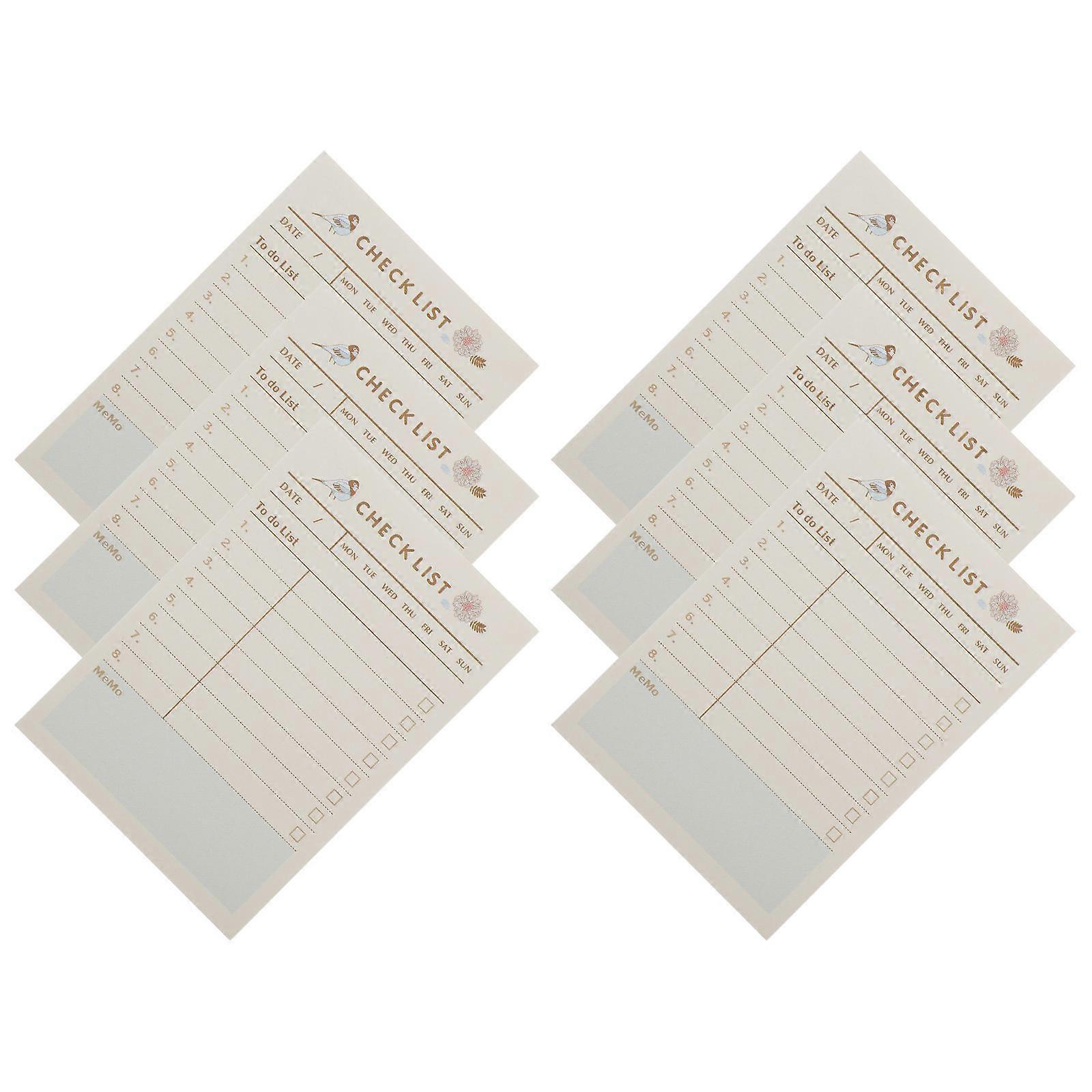 Quirky To-do List Notepad Set 6Pcs Memos Reminders Paper