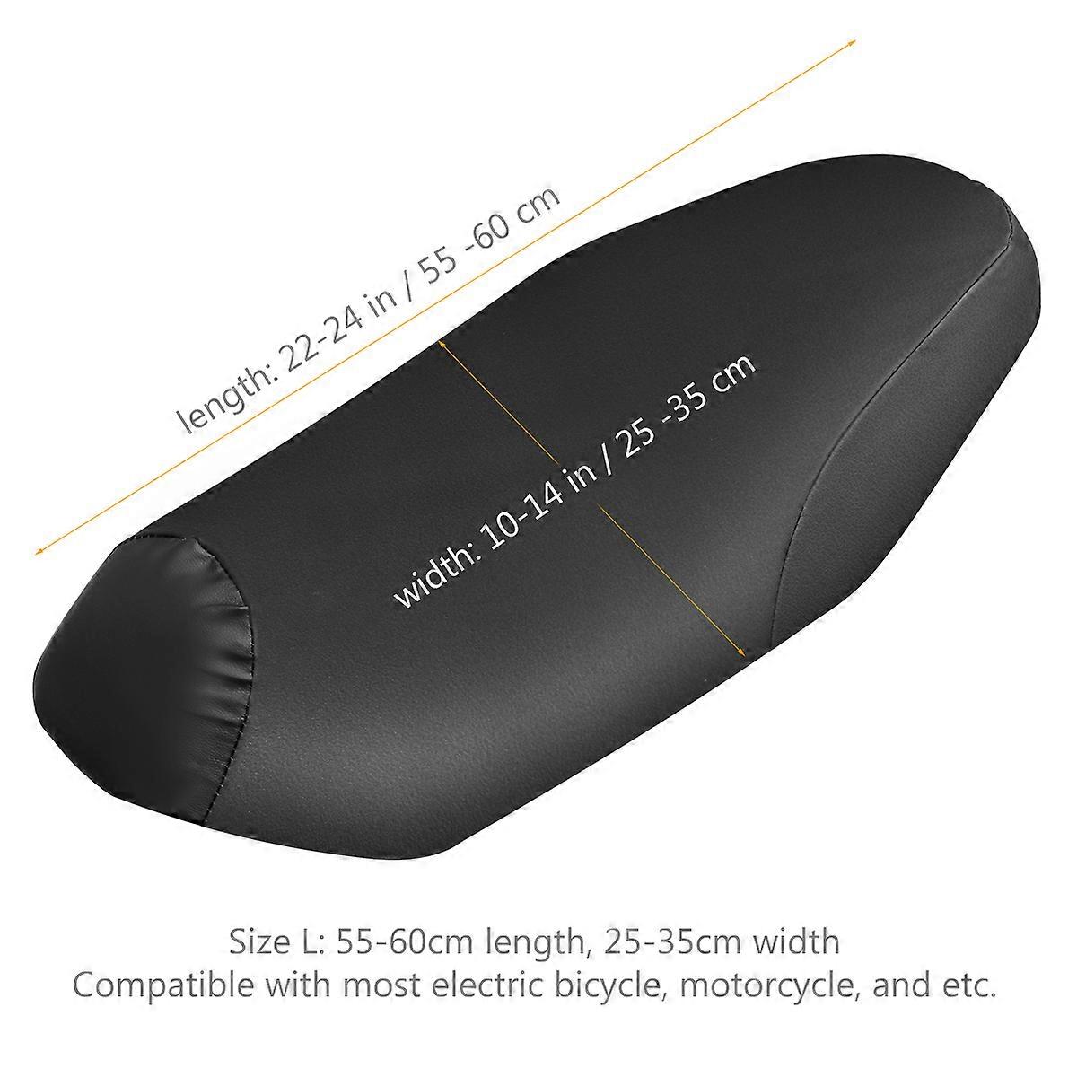 Motorcycle Saddle Pad Cover for Comfortable Riding 2Pcs