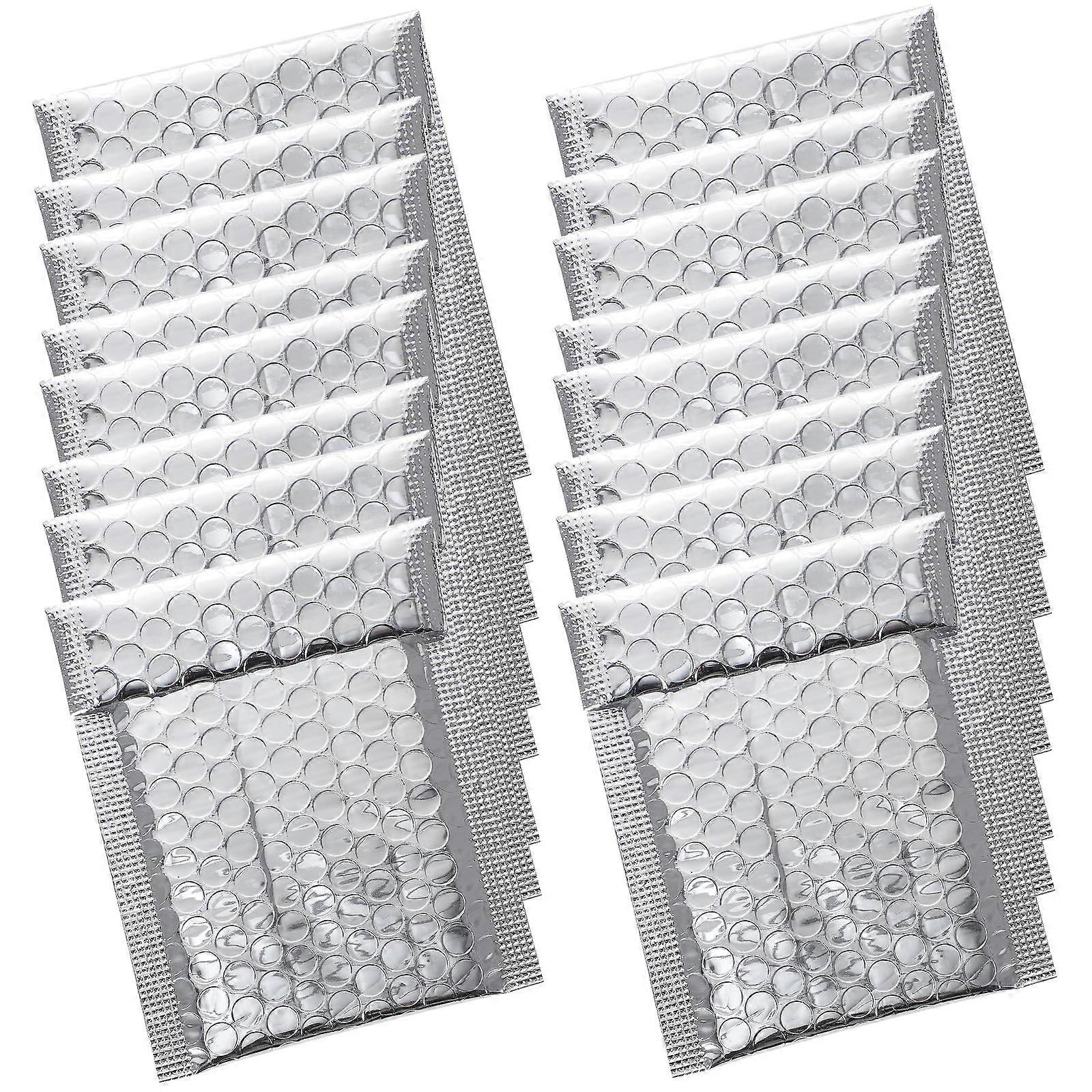 Bubble Mailers Silver Padded Envelopes for Mailing 200Pcs Self Seal Bag