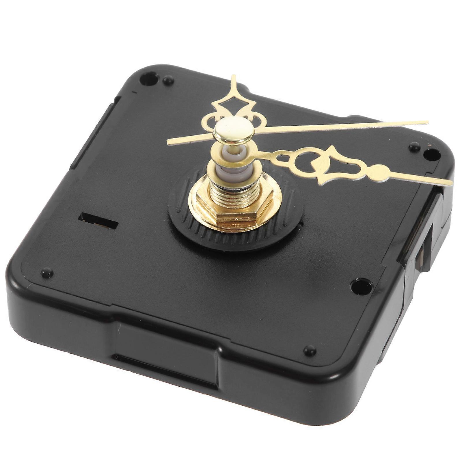 Clock Mechanism Replacement For Home Decoration DIY Clock Projects 5.5X1.5CM Golden Plastic Timekeeping 4Sets