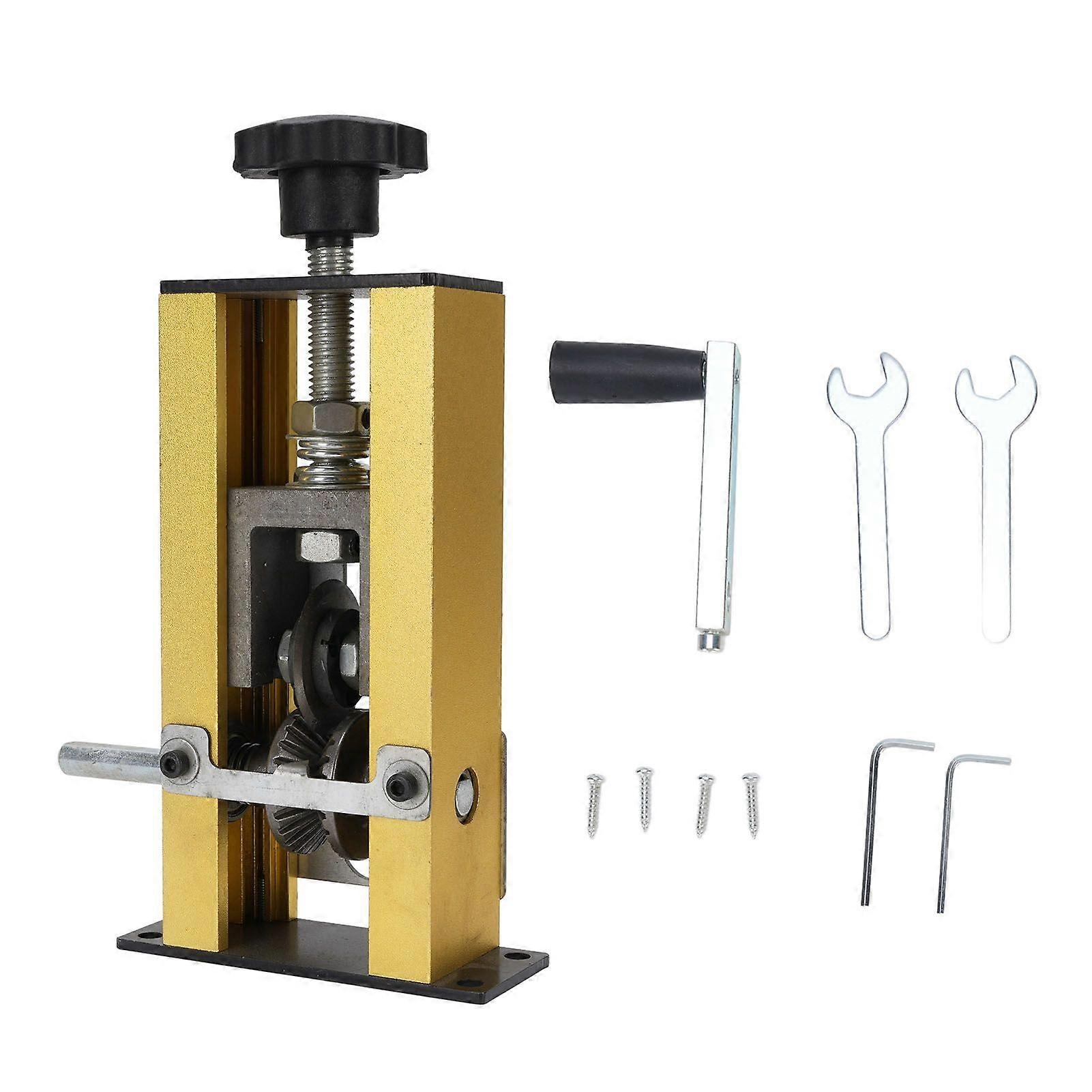 Wire Stripper Machine Hand Crank Or Drill Drive Copper Wire Stripping Tool for 0.04-1 Inch Diameter Cable