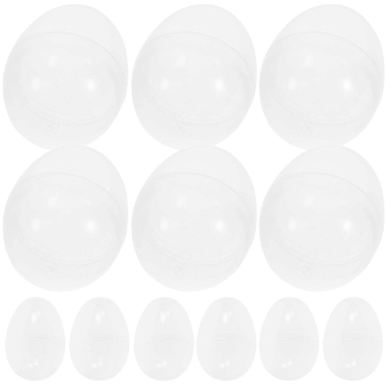 Eggshell Fillable Plastic Balls for Candy Storage 250Pcs Container