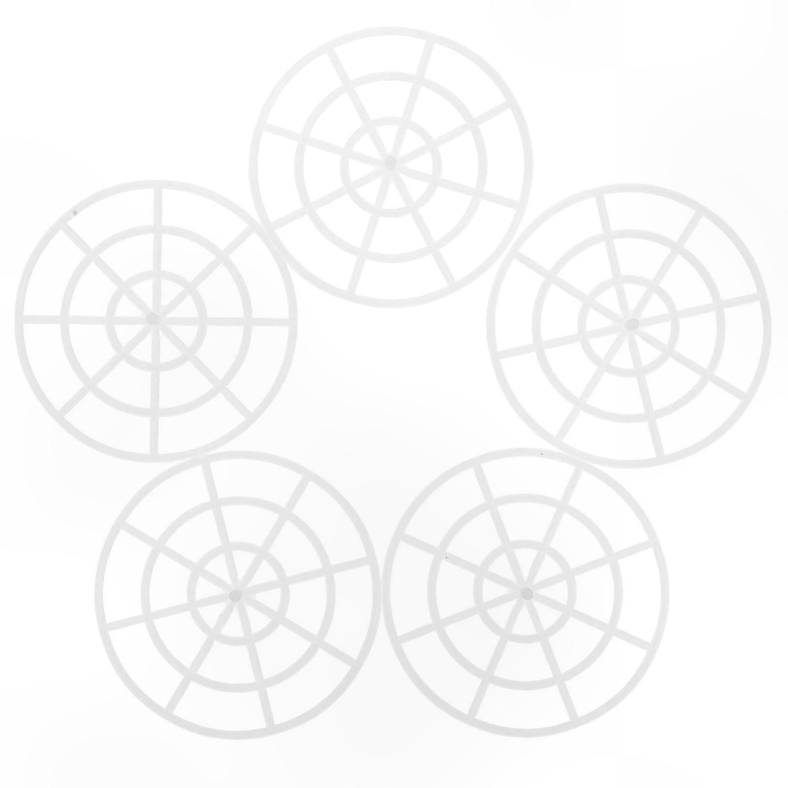 10 Pieces Plastic Mesh Fermentation Press Plates for Pickling Jars, Food-Grade Jar Weights for Vegetable Canning and Fermentation Supplies