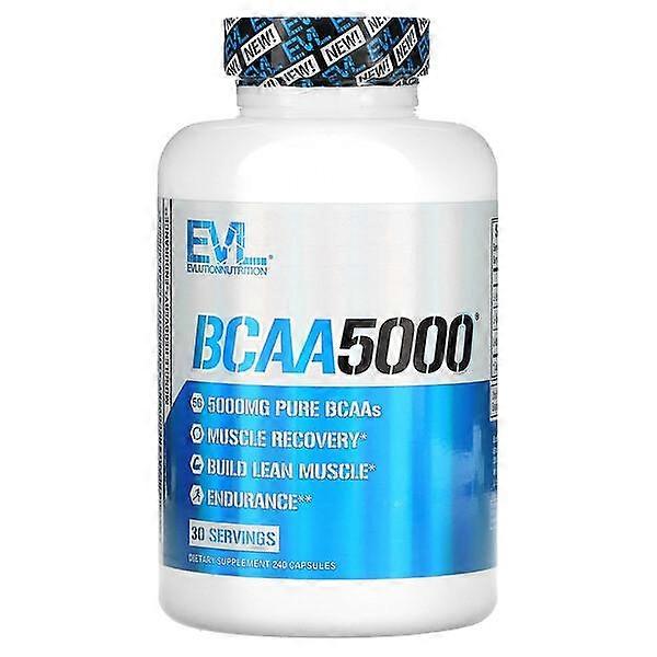 EVLution Nutrition, BCAA5000, 240 Capsules