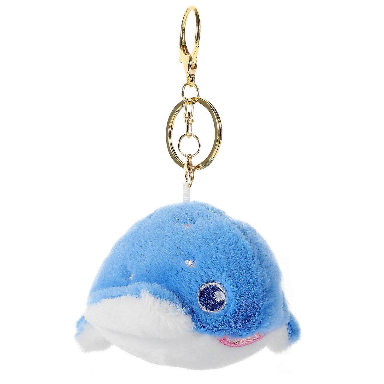 Plush Fish Keychain Adorable Pendant for Hanging Keys 5Pcs Pack