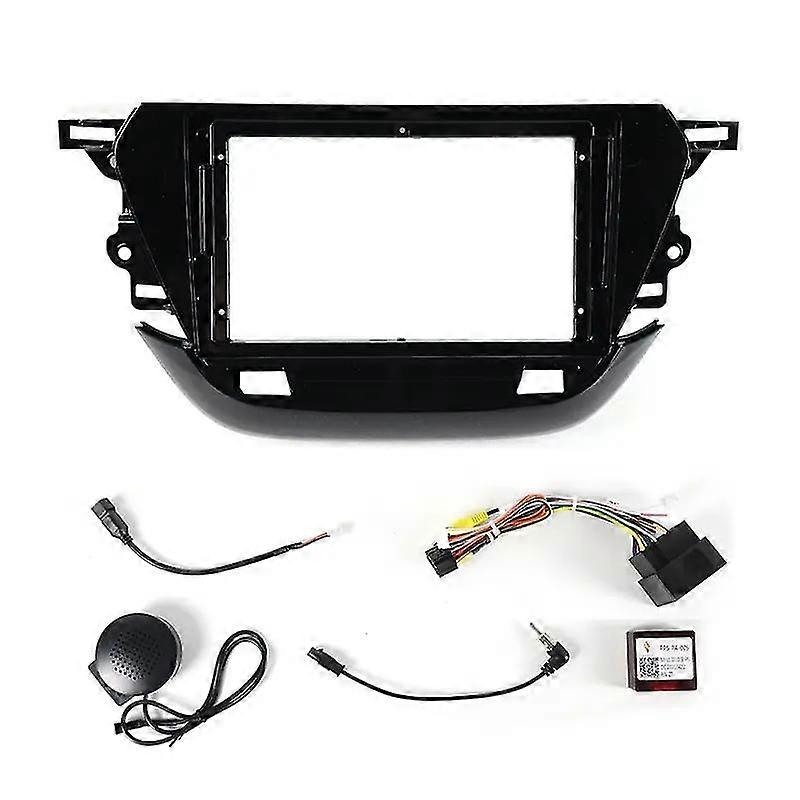 9-Inch Car Radio Faceplate For Opel Corsa F Frame Power Cord CANBUS 26s