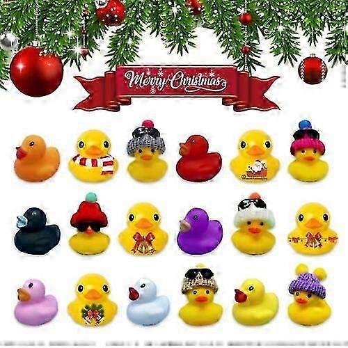 KreativeKraft 2024 Christmas Advent Calendar -Rubber Ducks Advent Calendar 24PCS