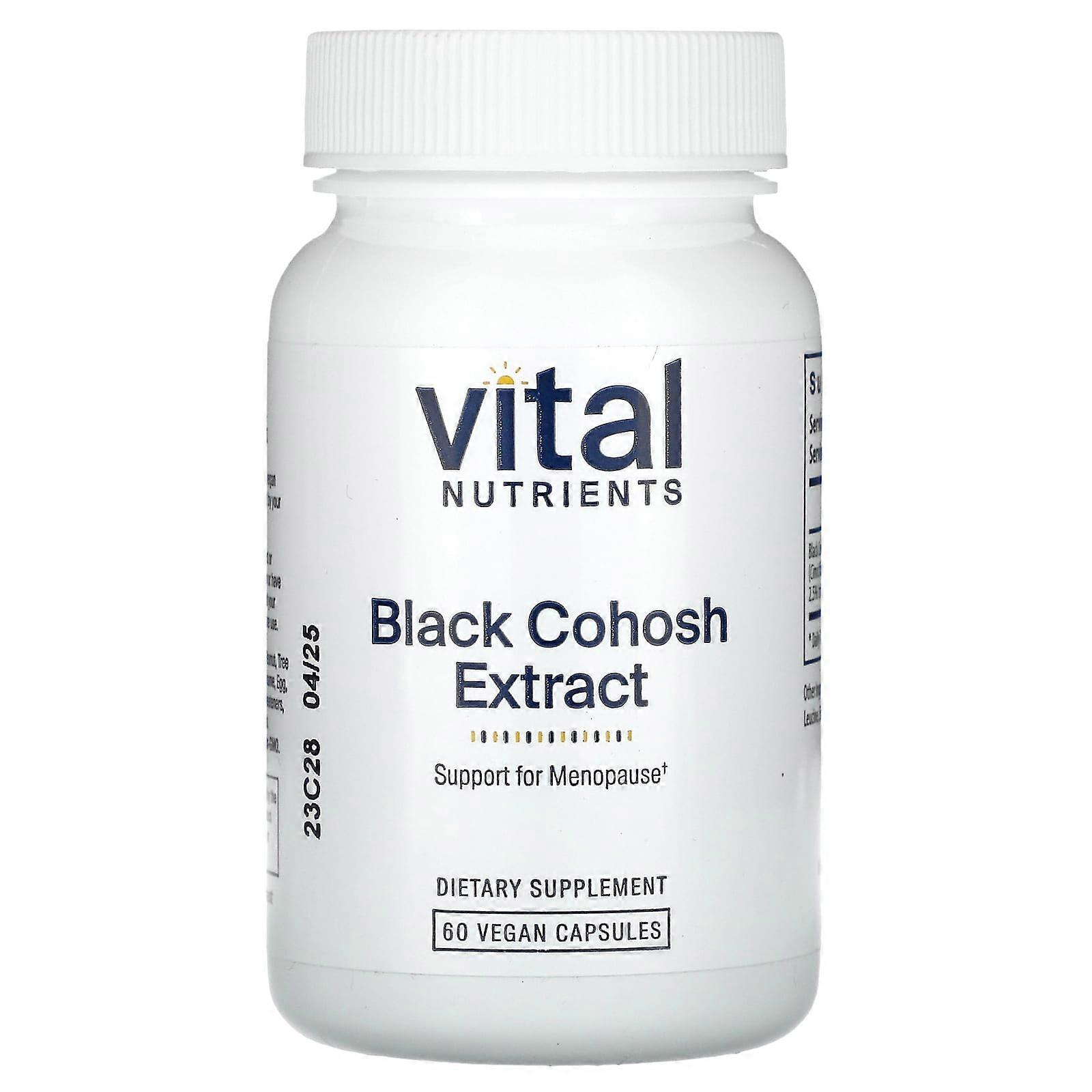 Black Cohosh Extract, 60 Vegan Capsules