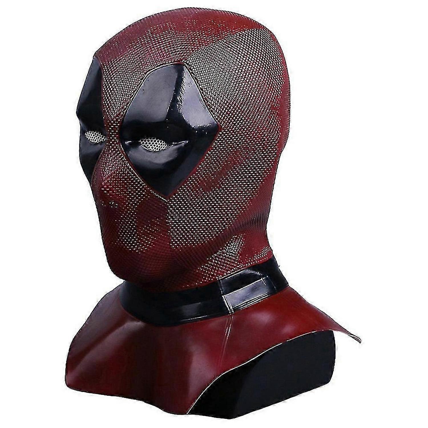 華製 華製 デッドプール コスプレ ウェイド ウィンストン ウィルソン レザー マスク コスチューム サブマリンデュース ハロウィン パーティー コスチューム 小道具-i