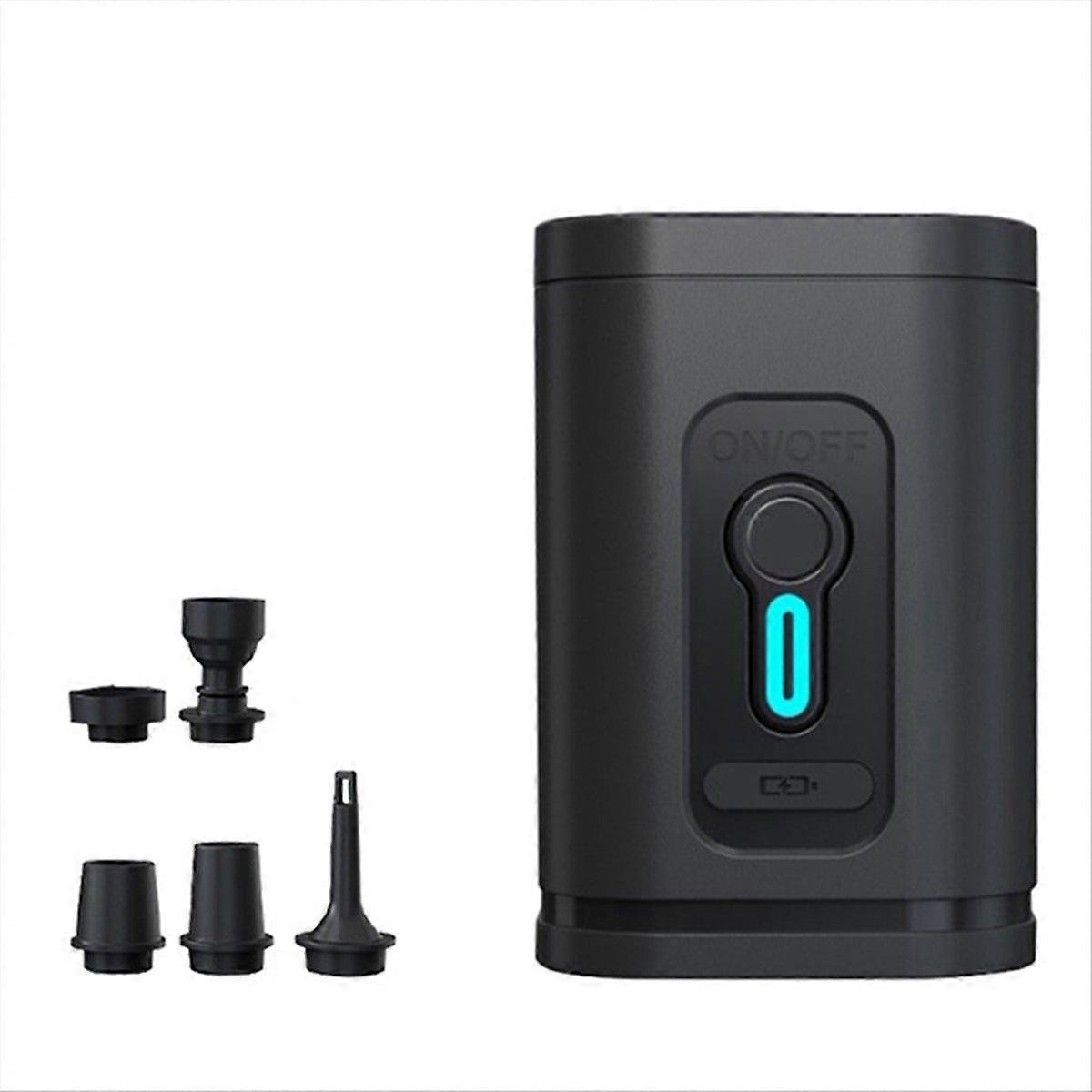 Electric Air Pump with Lights Wireless Air Compressor USB Charging A