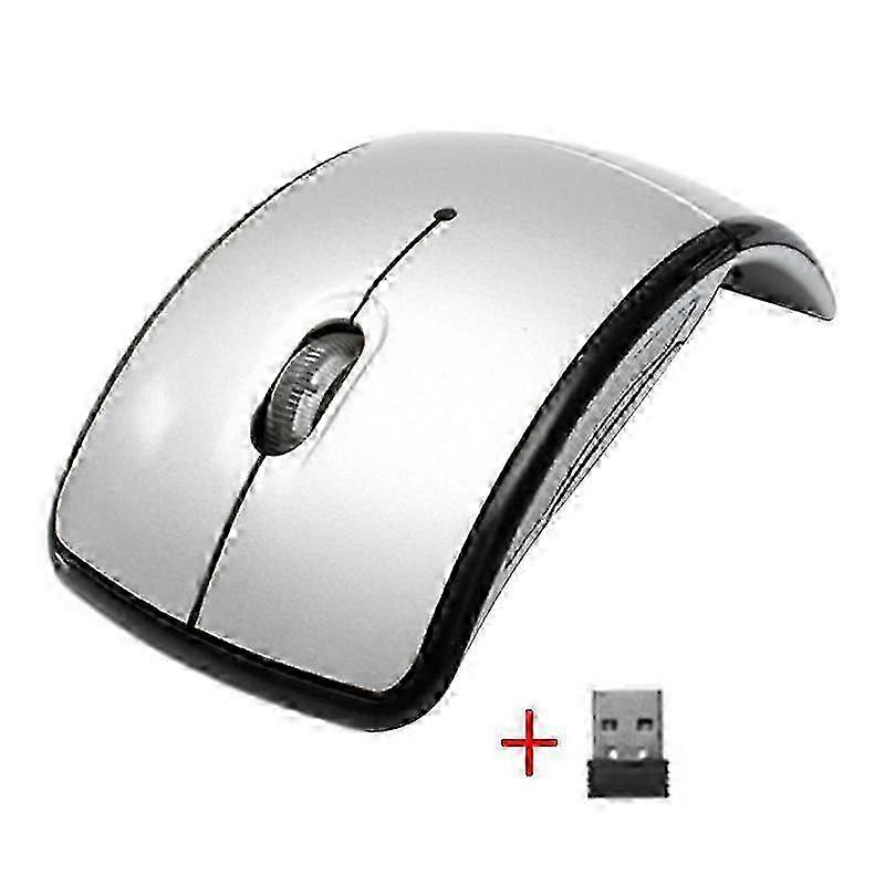 25-26 7 Colors Wireless Mouse 2.4G Computer Mouse Foldable Folding Optical Mice USB Receiver for Laptop PC Computer Desktop Office