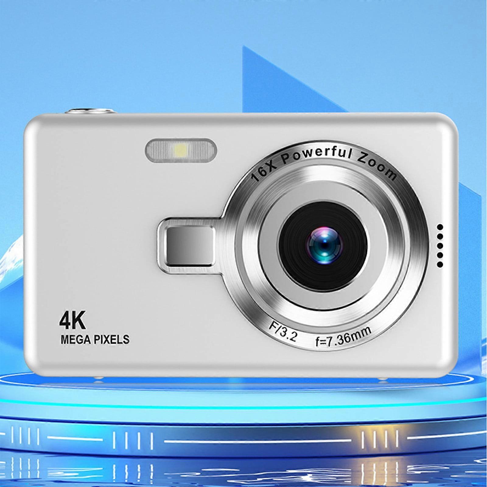 Inerposs Portable Digital Camera 1080P HD with EIS & 4X Zoom, CCD Sensor, Lightweight - Ideal for Students & Hobbyists