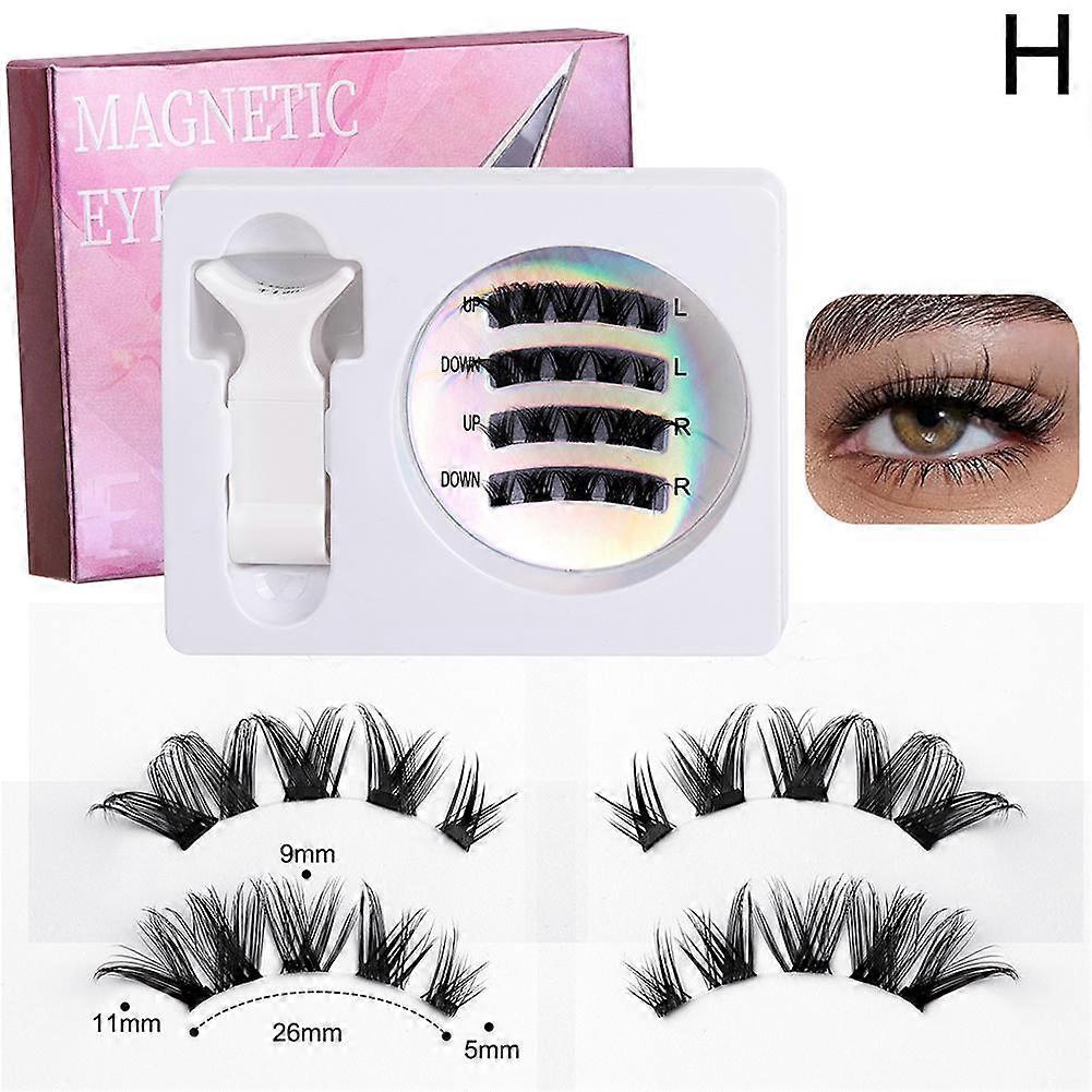 Upgraded Magnetic Eyelash Kit Reusable Easy Application With Tweezers Waterproof Multiple Styles