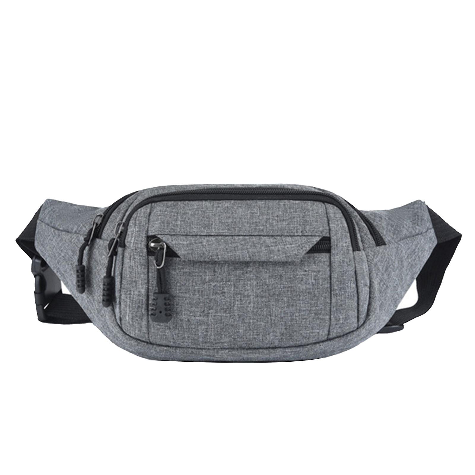 Unisex Waist Pack With 4 Layers Water-proof Durable Adjustable Strap
