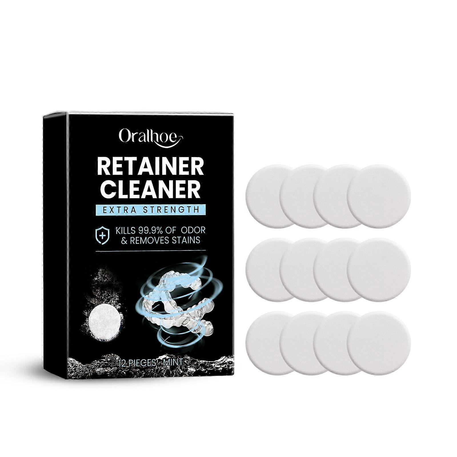 Denture Retainer Cleaning Tablets Contain Lemon Extract