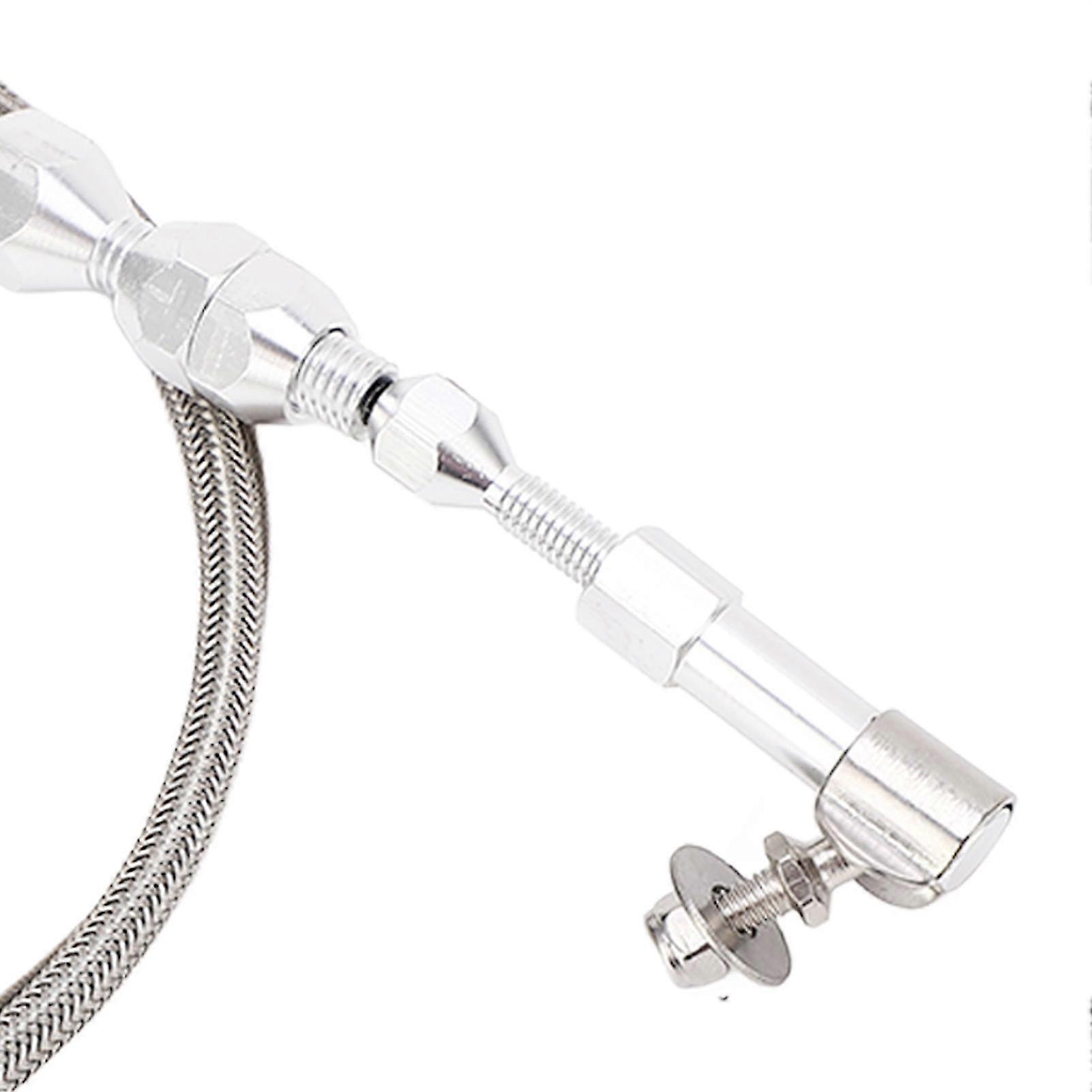 24in Stainless Steel Throttle Cable - Flexible, Easy Install for Car Modification