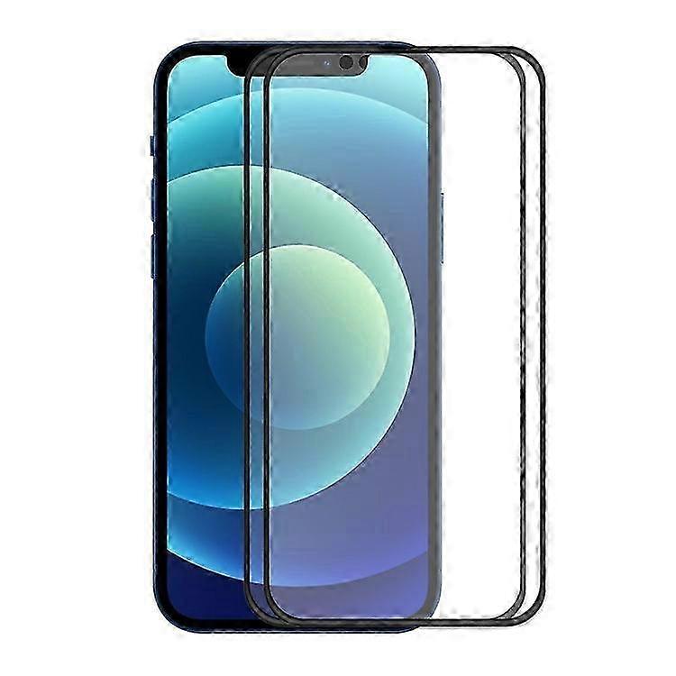 2Pcs / Set HAT PRINCE 9H Anti-Scratch Full Coverage Full Glue Clear Tempered Glass Screen Protector Compatible For iPhone 13 / 13