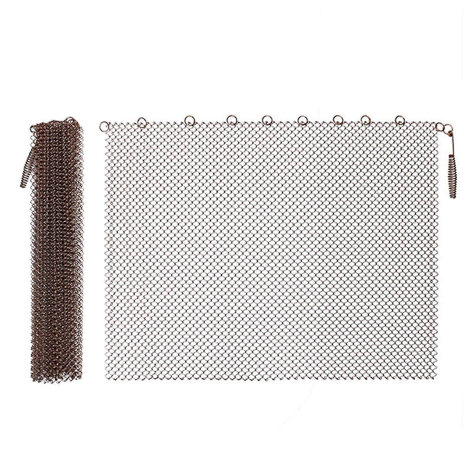 sturdy spark guard fireplace hanging net easy installation